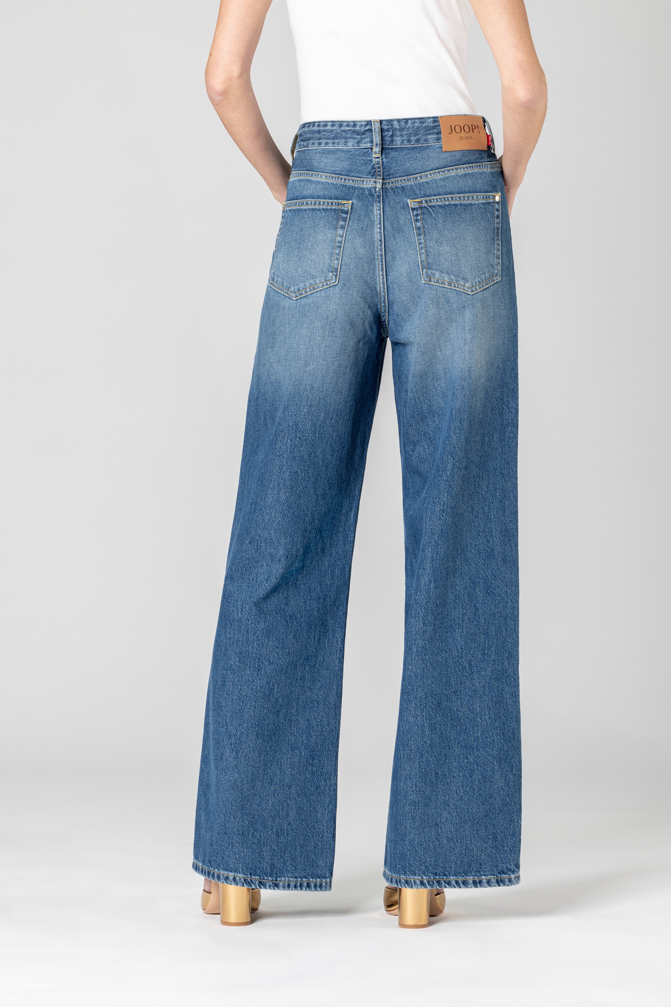 Joop Jeans Schlagjeans "Maila", Mit Gürtelschlaufen günstig online kaufen