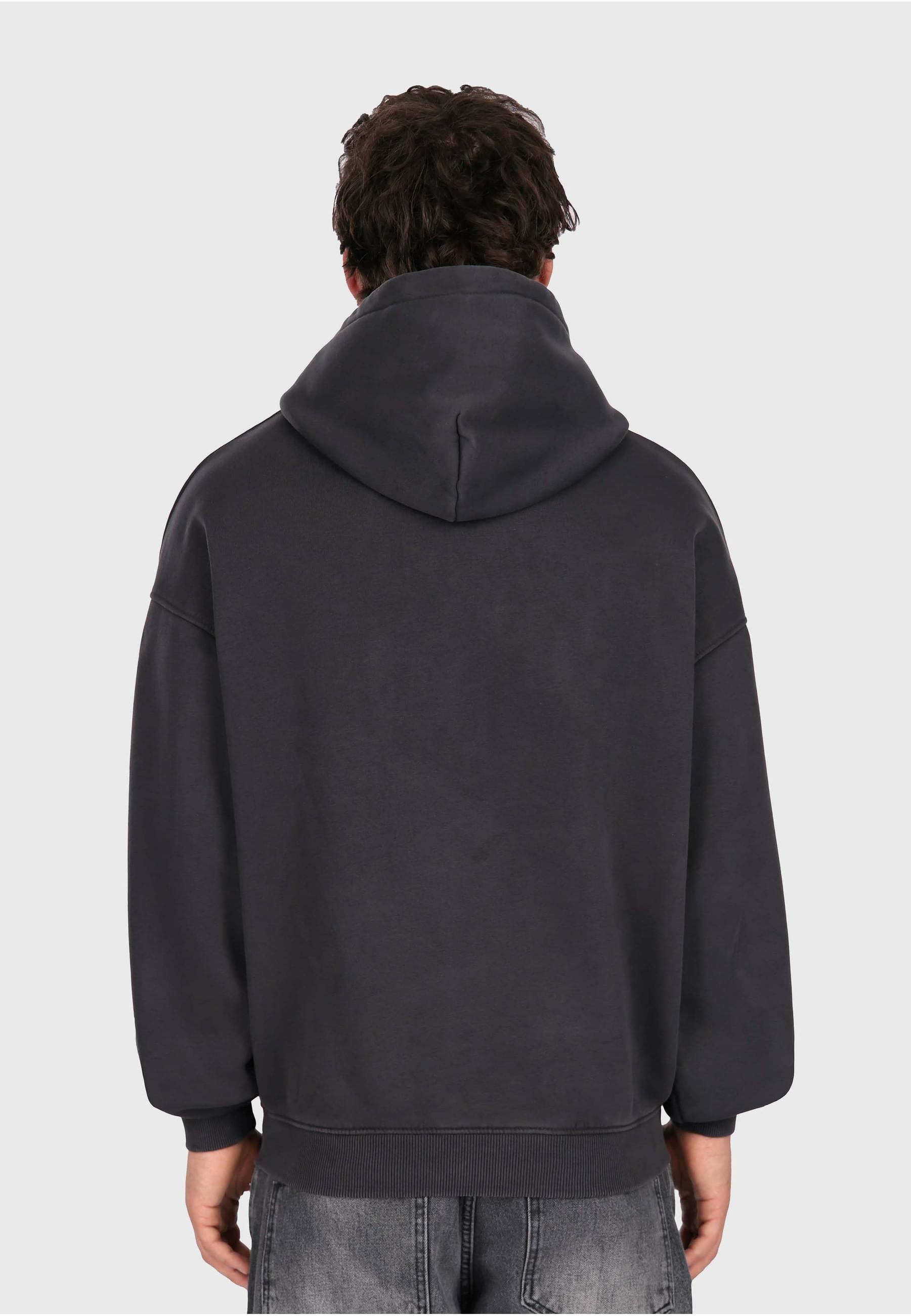 Dropsize Sweatjacke »Dropsize LAYERED RHINESTONE PRINT ZIP HOODIE«
