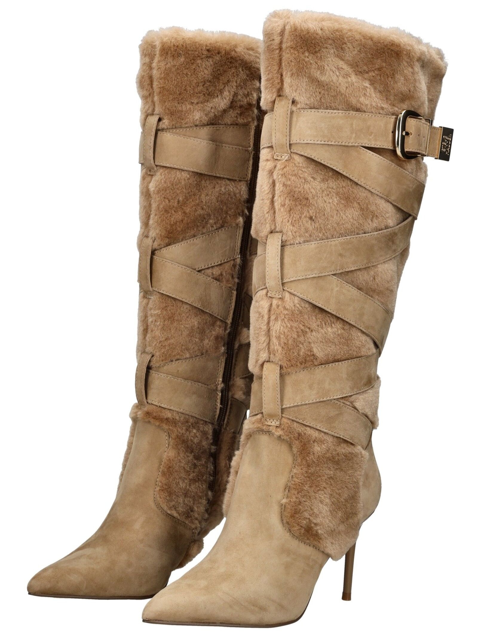 STEVE MADDEN High-Heel-Stiefel »STEVE MADDEN Stiefel Leder/Textil«