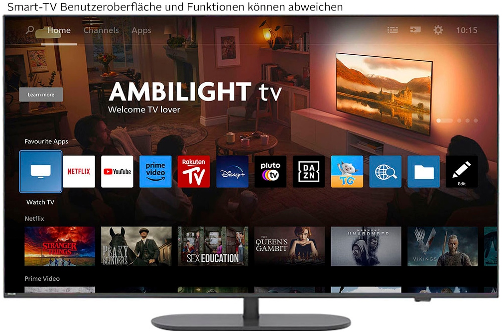 Philips QLED-Fernseher »43PUS9000/12«, Smart-TV
