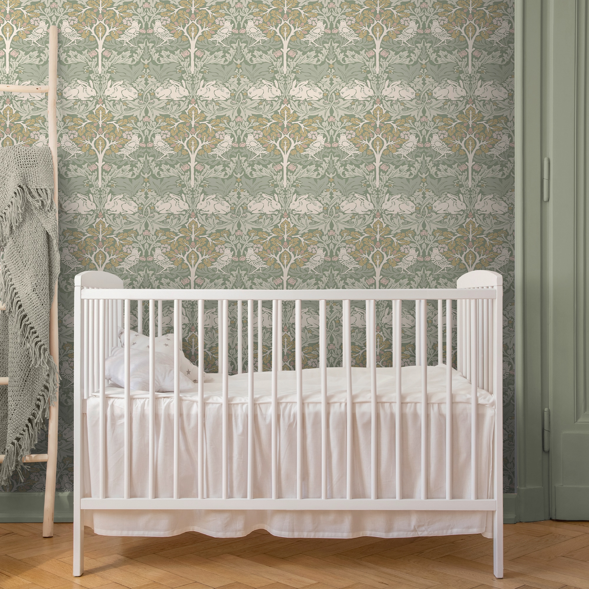WILLIAM MORRIS AT HOME Vliestapete "Brother Rabbit" Motiv glatt Design Tapeten