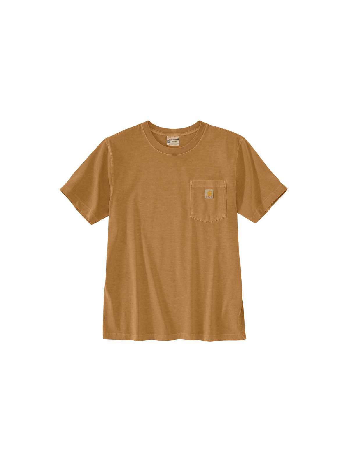 CARHARTT Herren T-Shirt "Bekleidung 106252-BRN Carhartt Dyed", braun, Gr. XL, Obermaterial: 100% Baumwolle CO., Shirts
