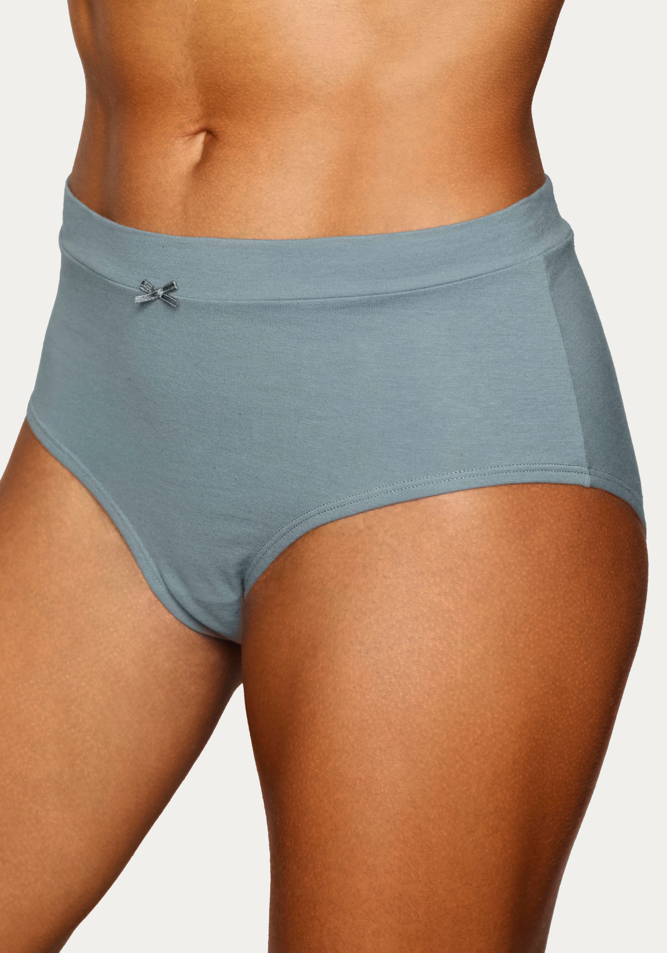 Vivance Taillenslip, (5er-Pack), mit breitem Bündchen ohne zusätzliches Gummi