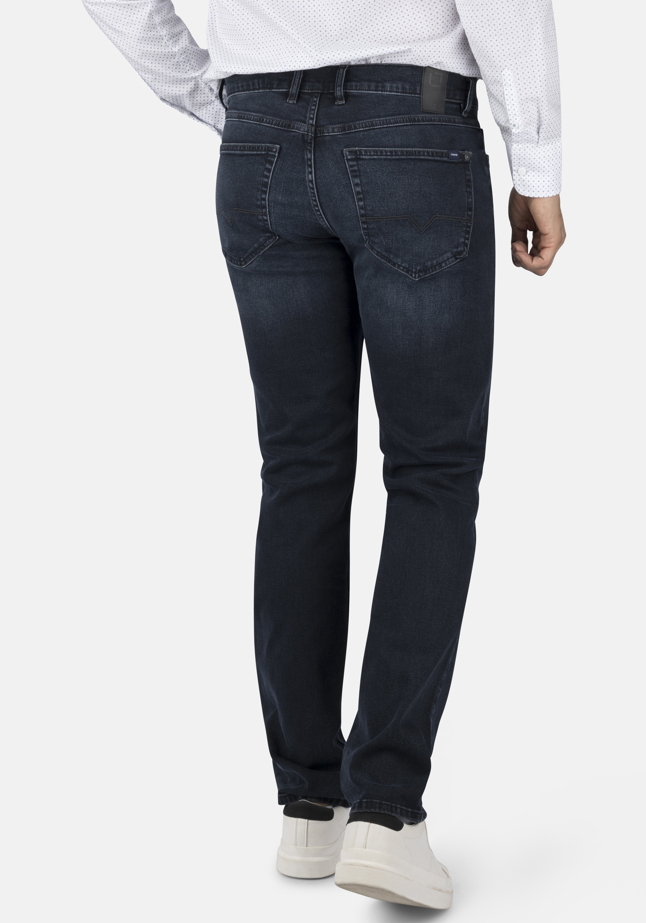 Stooker Men 5-Pocket-Hose »Frisco Denim Straight Fit Men«, Straight Fit Casual Clean Wash Twill Coloured Comfort Flex! für Herren
