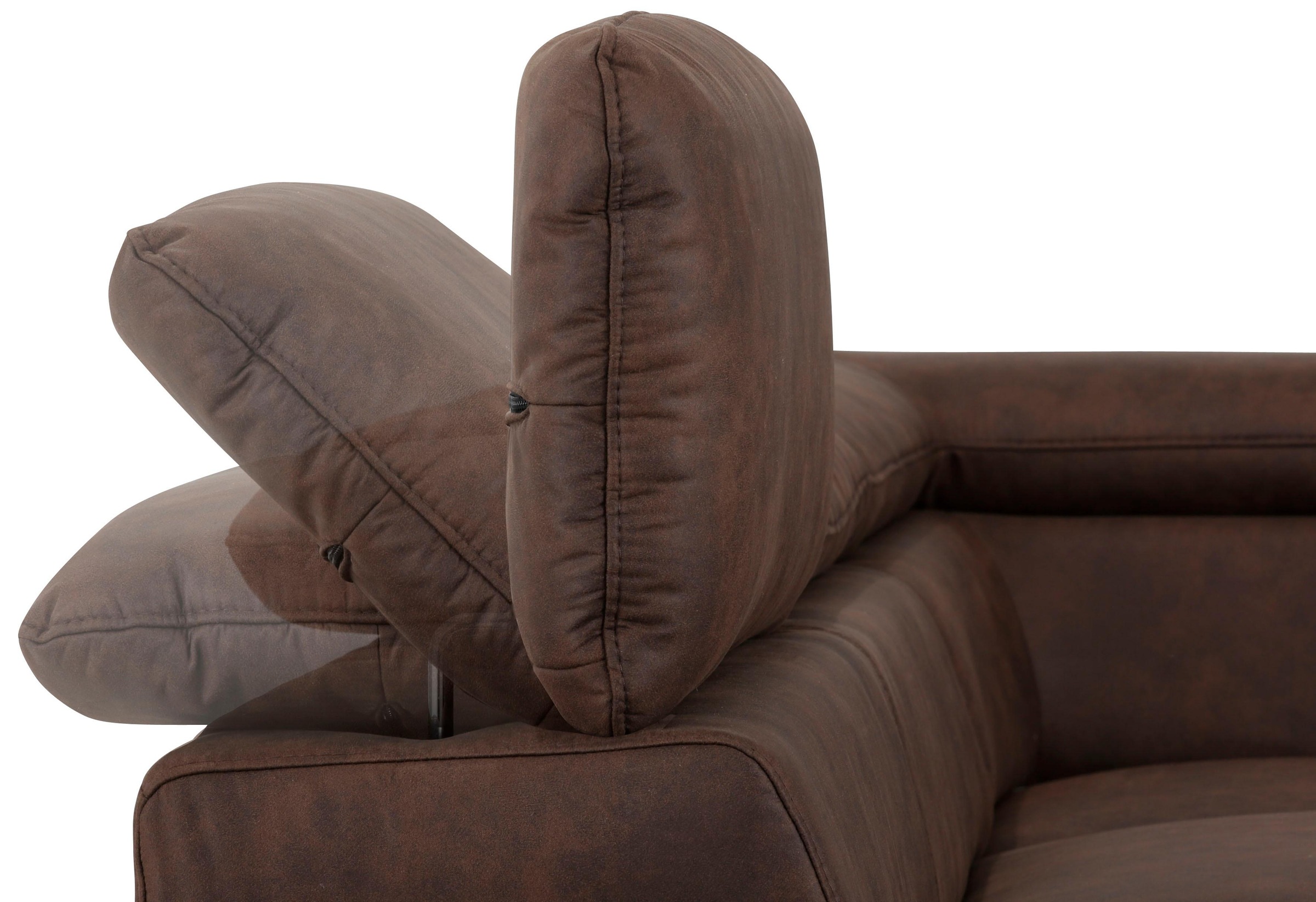Home affaire Ecksofa »Alberto L-Form«, mit Kopfteilverstellung, wahlweise mit Bettfunktion