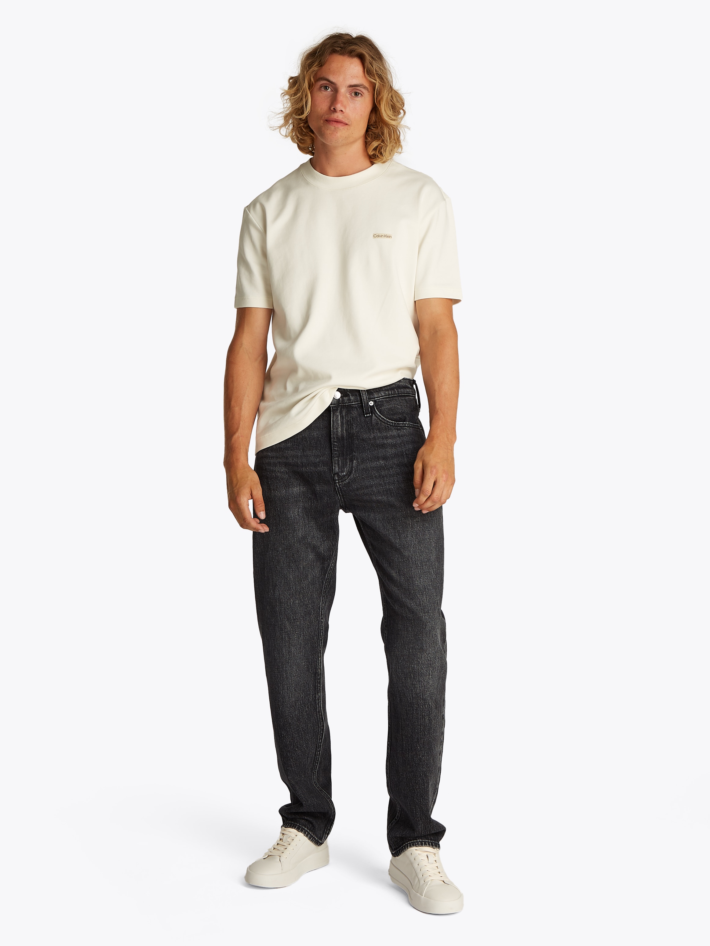 Tommy Jeans Regular-fit-Jeans »RYAN RGLR STRGHT«, mit Logoprägung