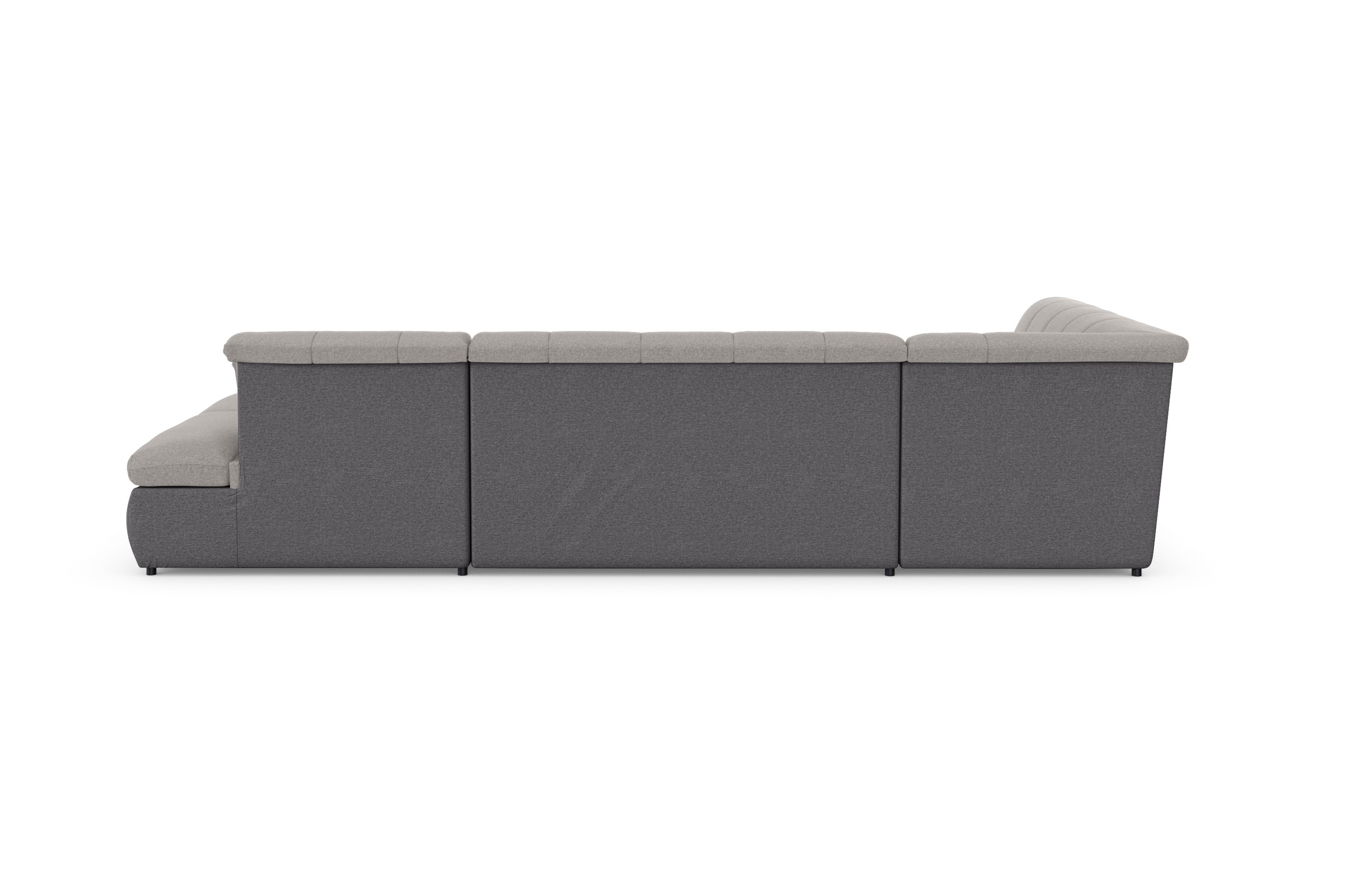DOMO collection Wohnlandschaft »Moric U-Form auch in Cord«, im XXL-Format, wahlweise mit Bettfunktion und Armlehnenverstellung