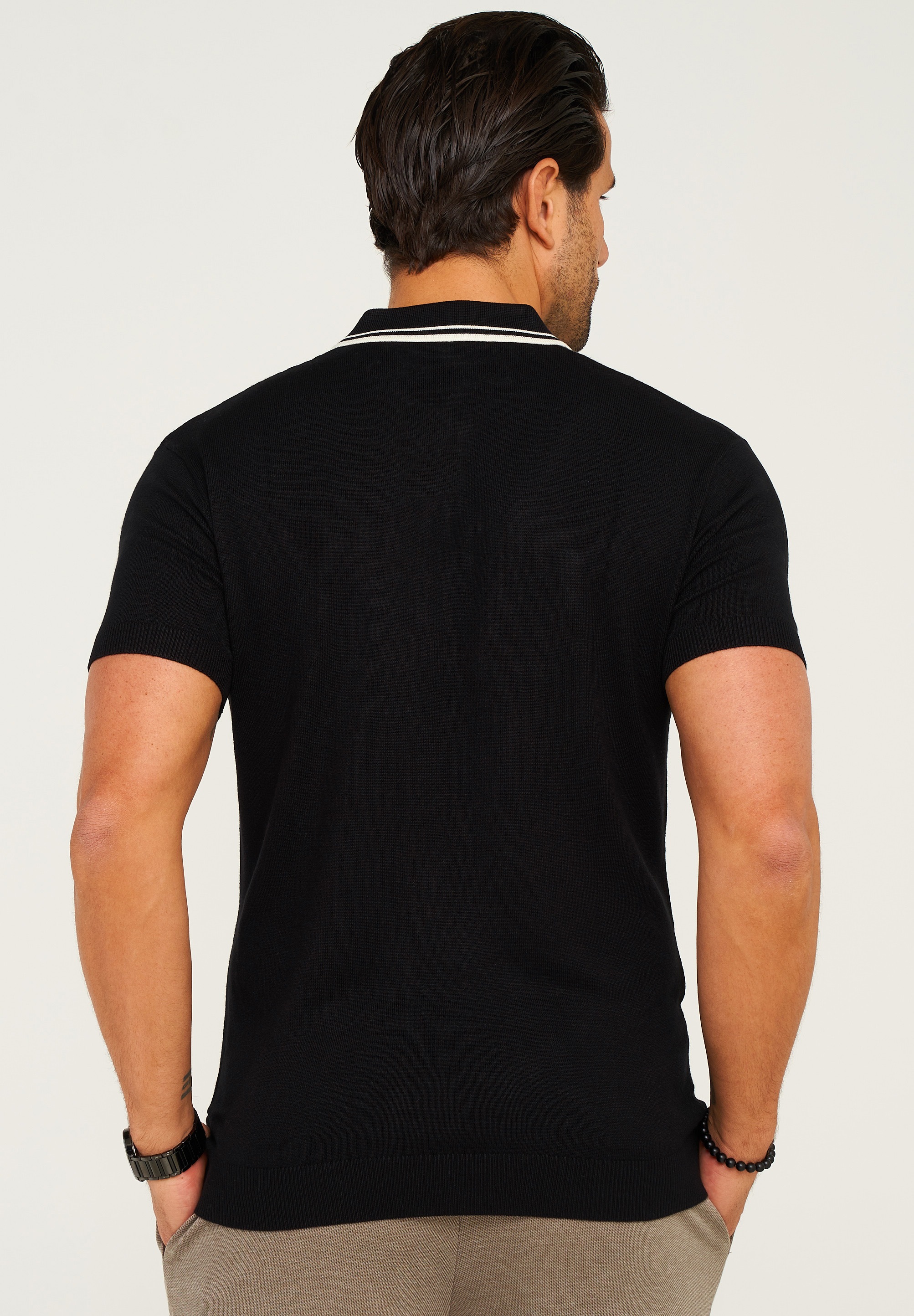 behype Poloshirt »MPEOLO KNIT«, im klassischen Design