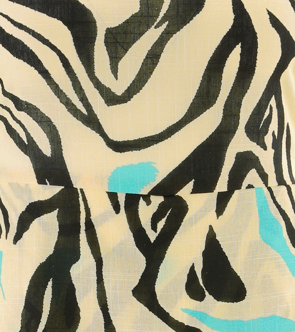 Aniston CASUAL Overall mit extravaganten, grafischen Muster und Schriftzug - NEUE KOLLEKTION