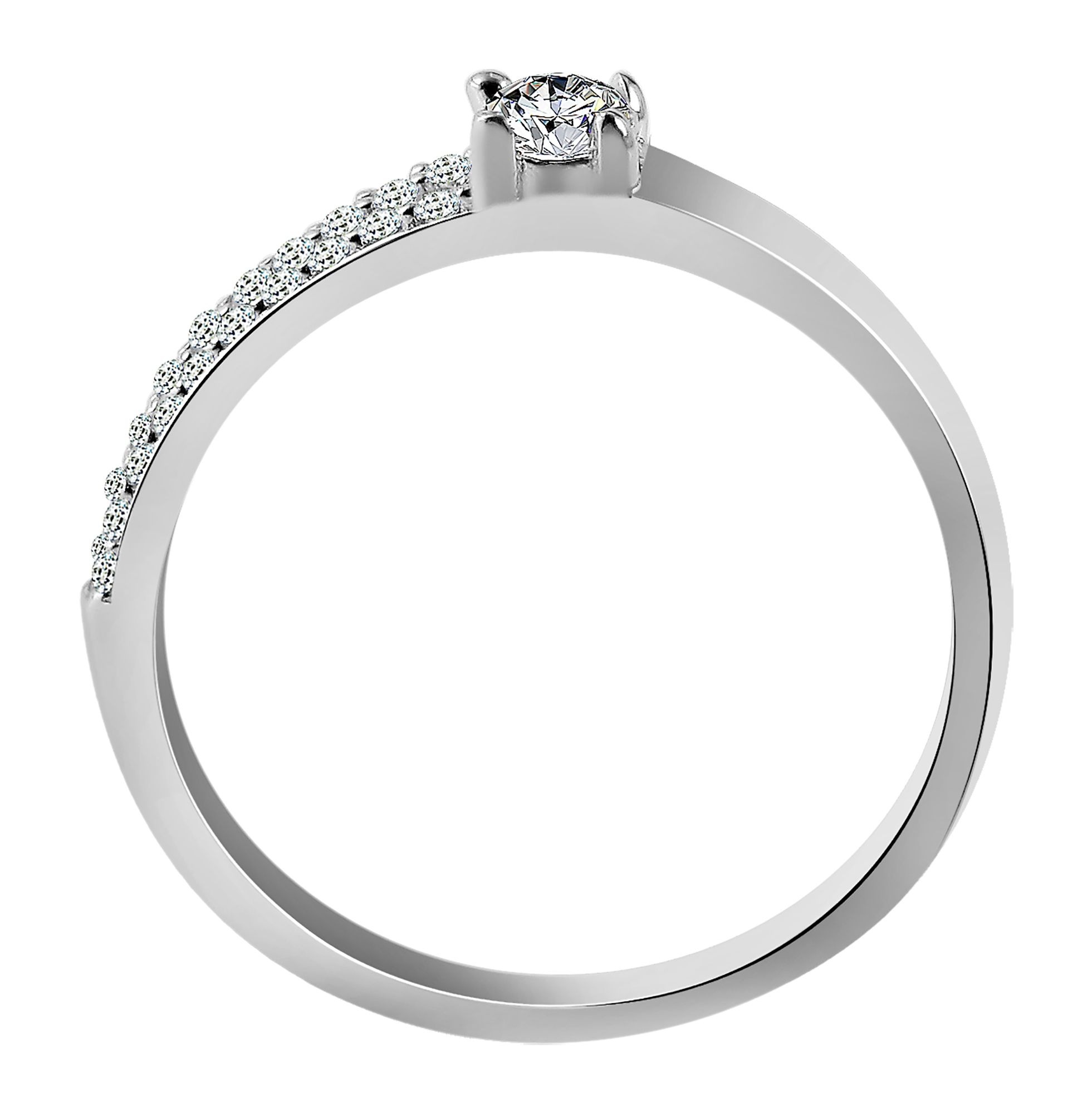 Fingerring ADELIA´S "Damen Ring aus 925 Silber mit Zirkonia" Gr. 58, silber, Fingerringe, Damen, 58, Silber 925 (Sterlingsilber), Fingerring 2