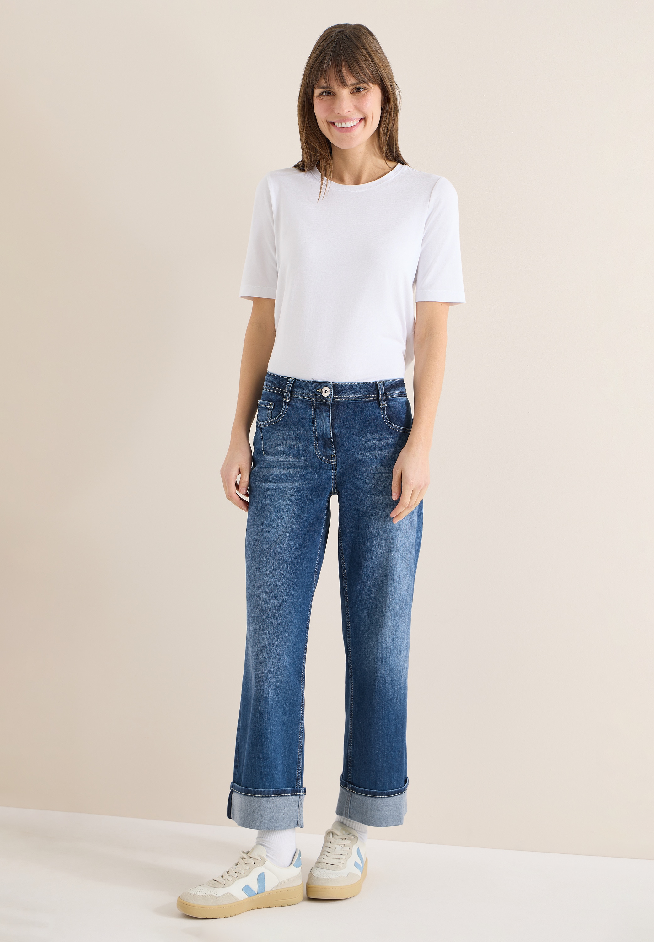 Cecil Loose-fit-Jeans 5-Pocket-Style