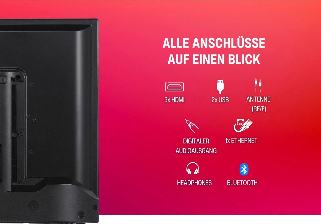 Telefunken QLED-Fernseher »D50Q701X2CW«, 4K Ultra HD, Android TV-Smart-TV