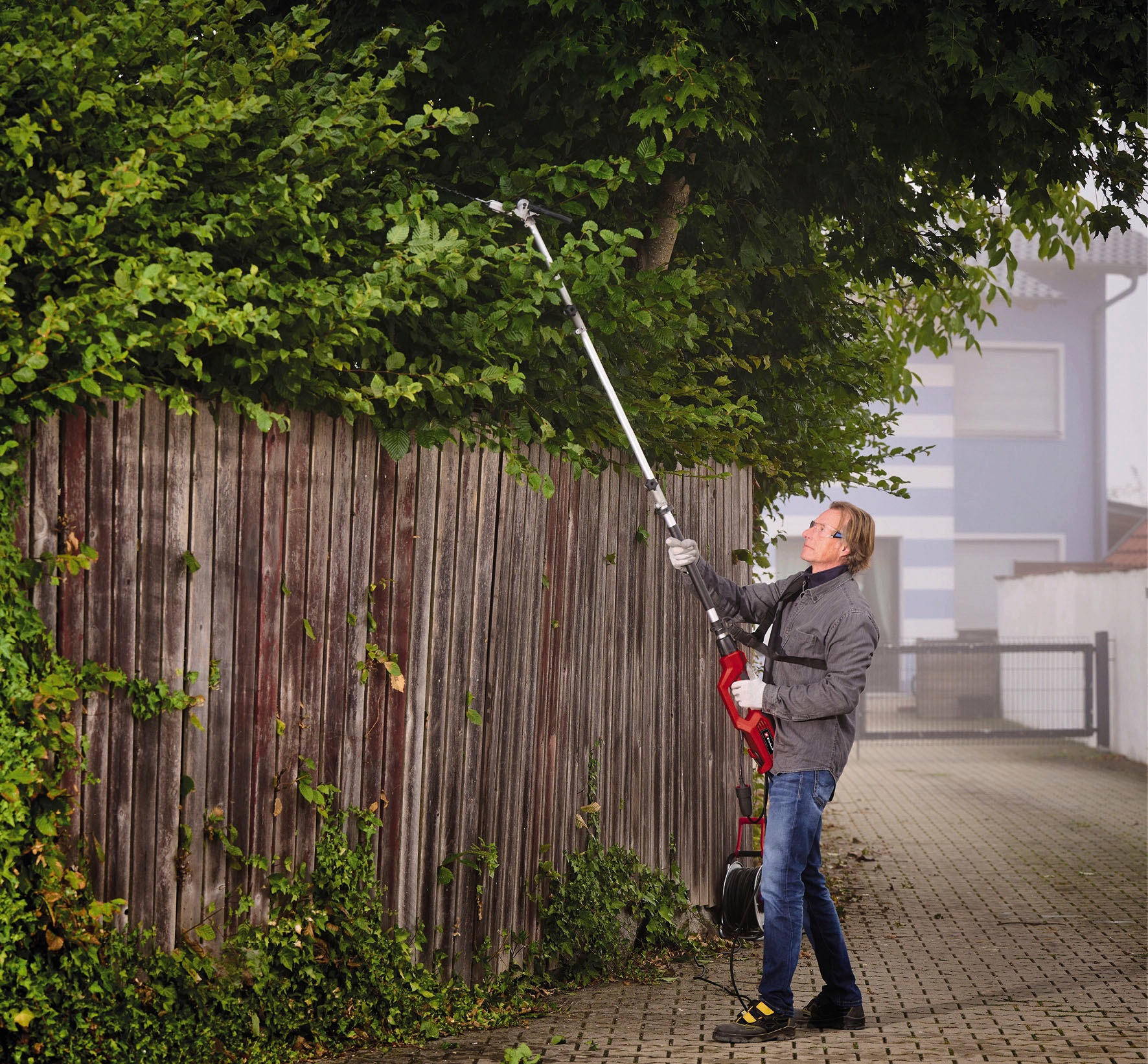 Einhell Elektro-Heckenschere "GC-HH 9046", 41 cm Schnittlänge, mit Teleskop günstig online kaufen