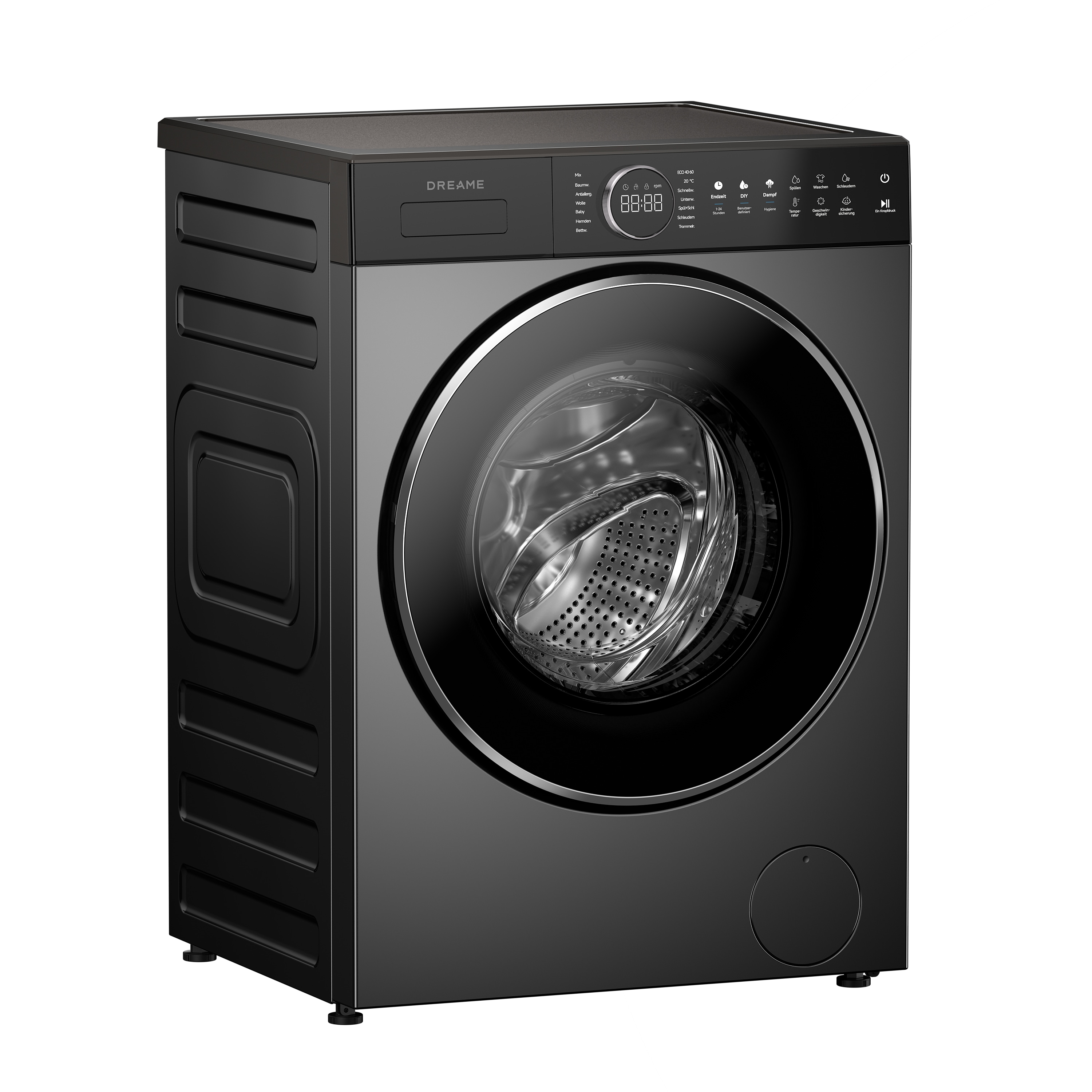 Dreame Waschmaschine "DWF09M70DAEU" 9 kg 1400 U/min Automatikpflege, Hygieneprogramm, Inverter-Motor
