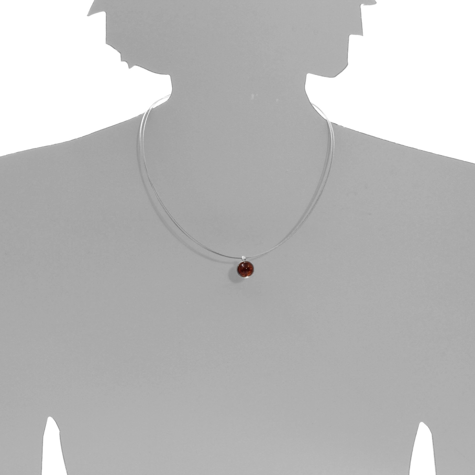 OSTSEE-SCHMUCK Collier »Ostsee-Schmuck Collier Kugel 10 mm-Sarah Vicenca«, (1 tlg.)