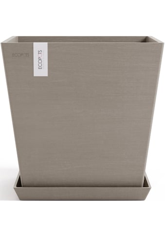 Blumentopf »Rotterdam 35 + Wassersystem Taupe«