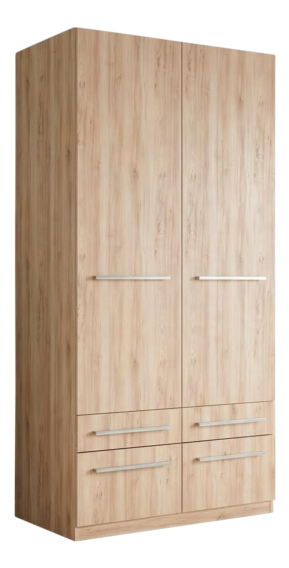 priess Kleiderschrank "Schrank Garderobe Wäscheschrank Barcelona in 5 Breiten" viel Stauraum, geräumige Schubkästen, mit Spiegel, MADE IN GERMANY