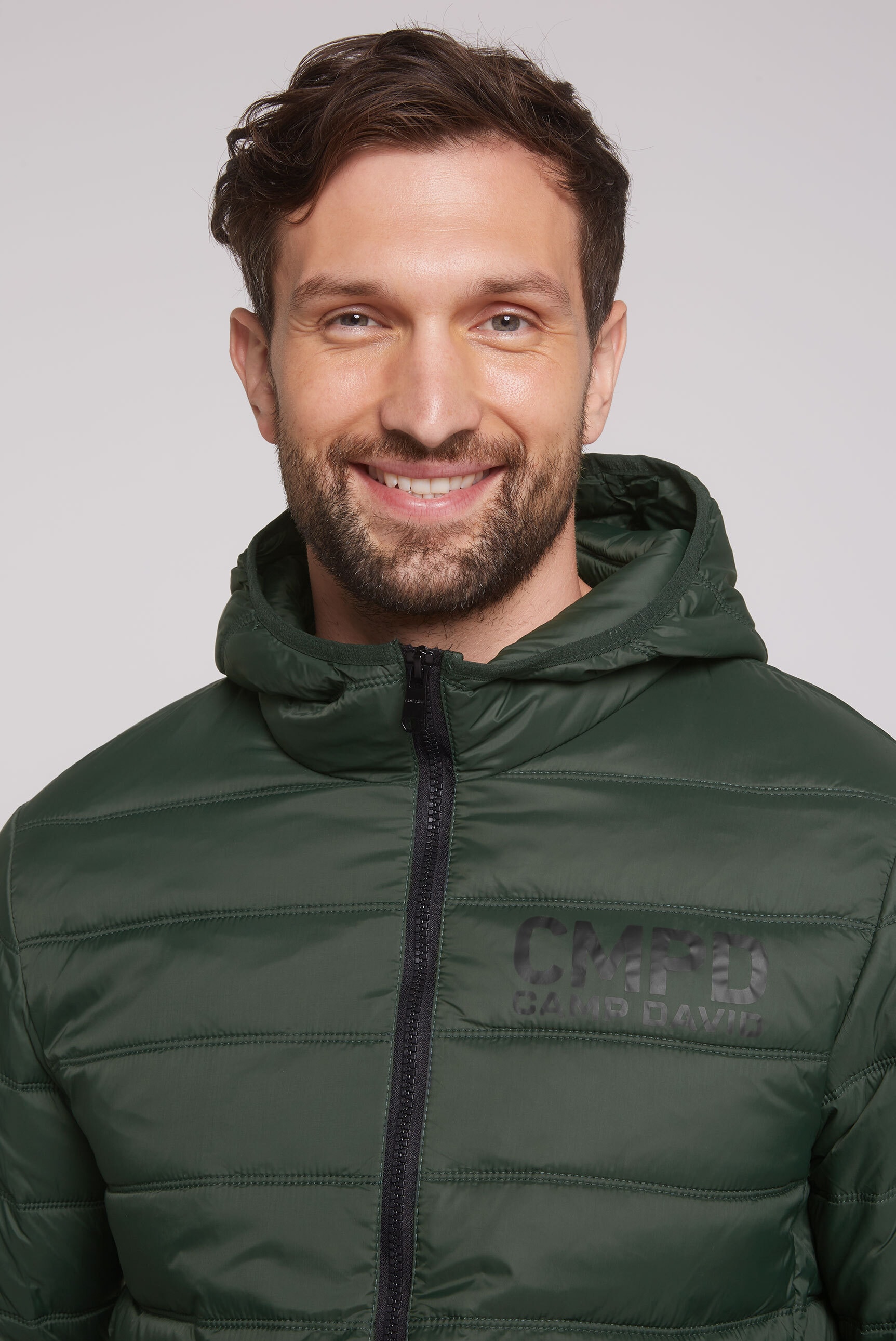 CAMP DAVID Outdoorjacke, mit Kapuze, mit Innentaschen