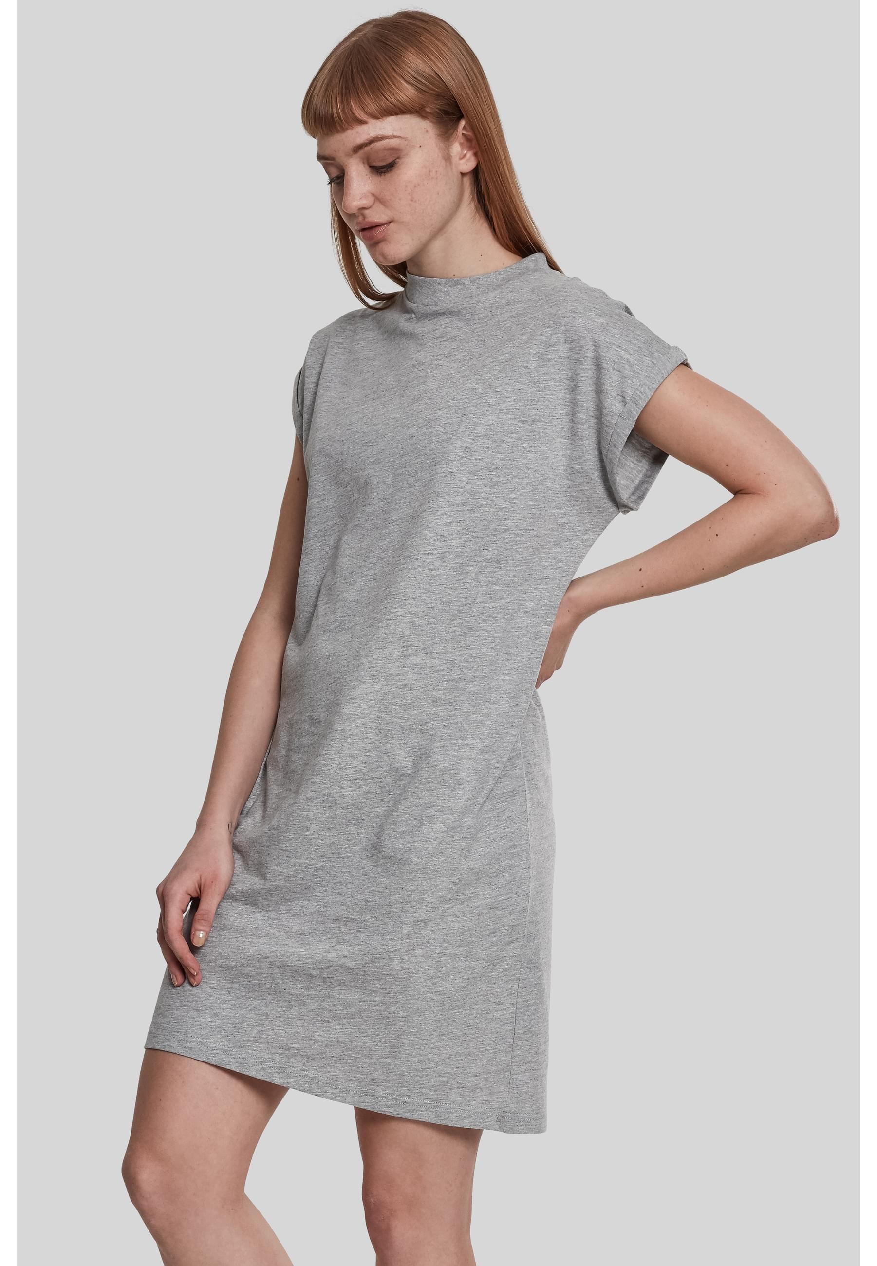 URBAN CLASSICS Shirtkleid »Urban Classics Damen Ladies Turtle Extended Shoulder Dress«, (1 tlg.)