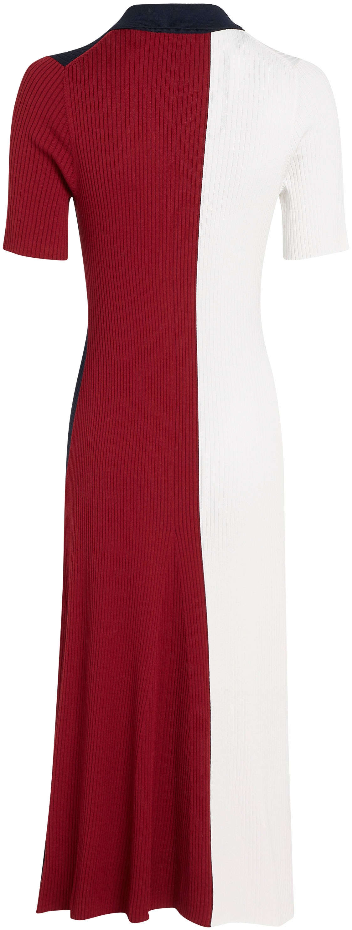 modischem Jerseykleid | DRESS«, BLOCK typischen »RWB im Colorblocking Farben für POLO BAUR COLOUR Tommy bestellen Hilfiger der Tommy SWT Hilfiger