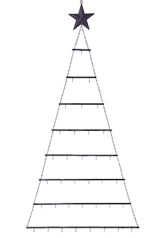 Dekobaum »Weihnachtsdeko, Wandbaum zum Hängen, aus Metall«