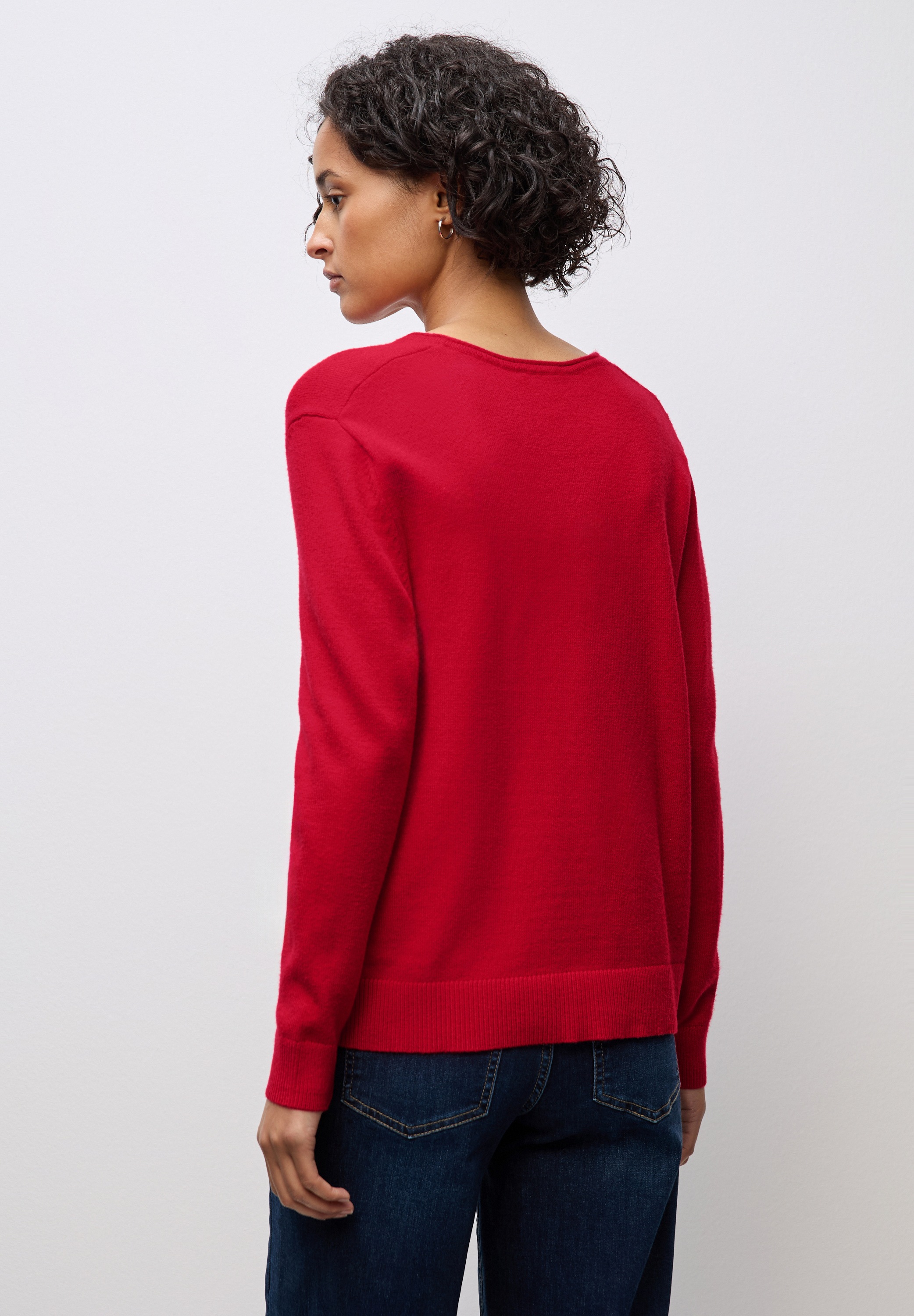 STREET ONE Strickpullover, in Unifarbe