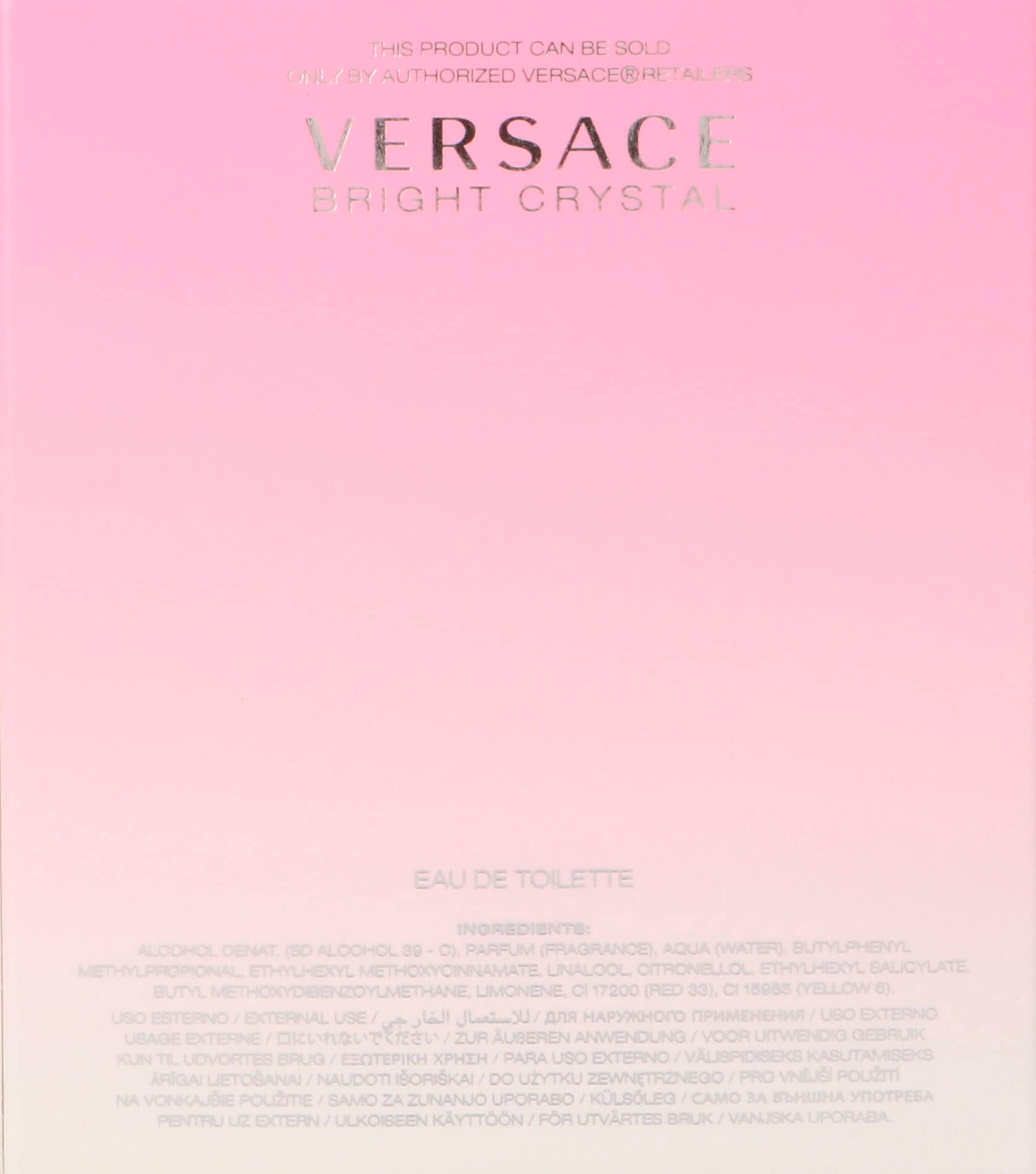 Versace Eau de Toilette »Bright Crystal« Blumig-fruchtiger Duft mit Granatapfel, Lotus Magnolie und Amber.