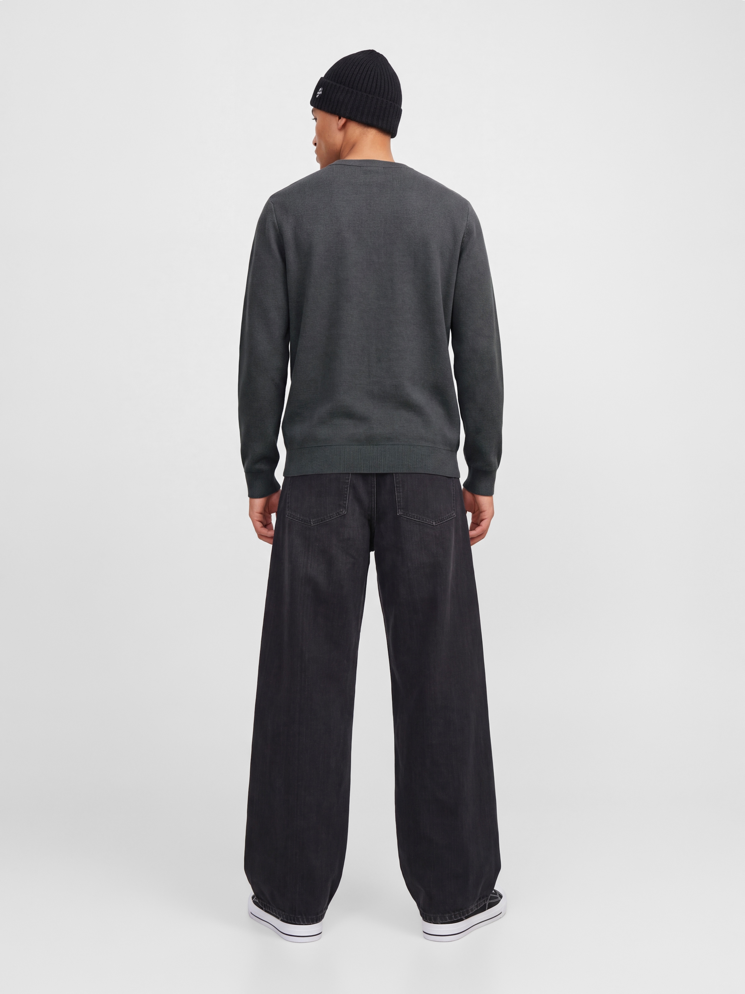 Jack & Jones Rundhalspullover »JJEARCHIVE KNIT CREW NECK« Baumwolle, regular fit