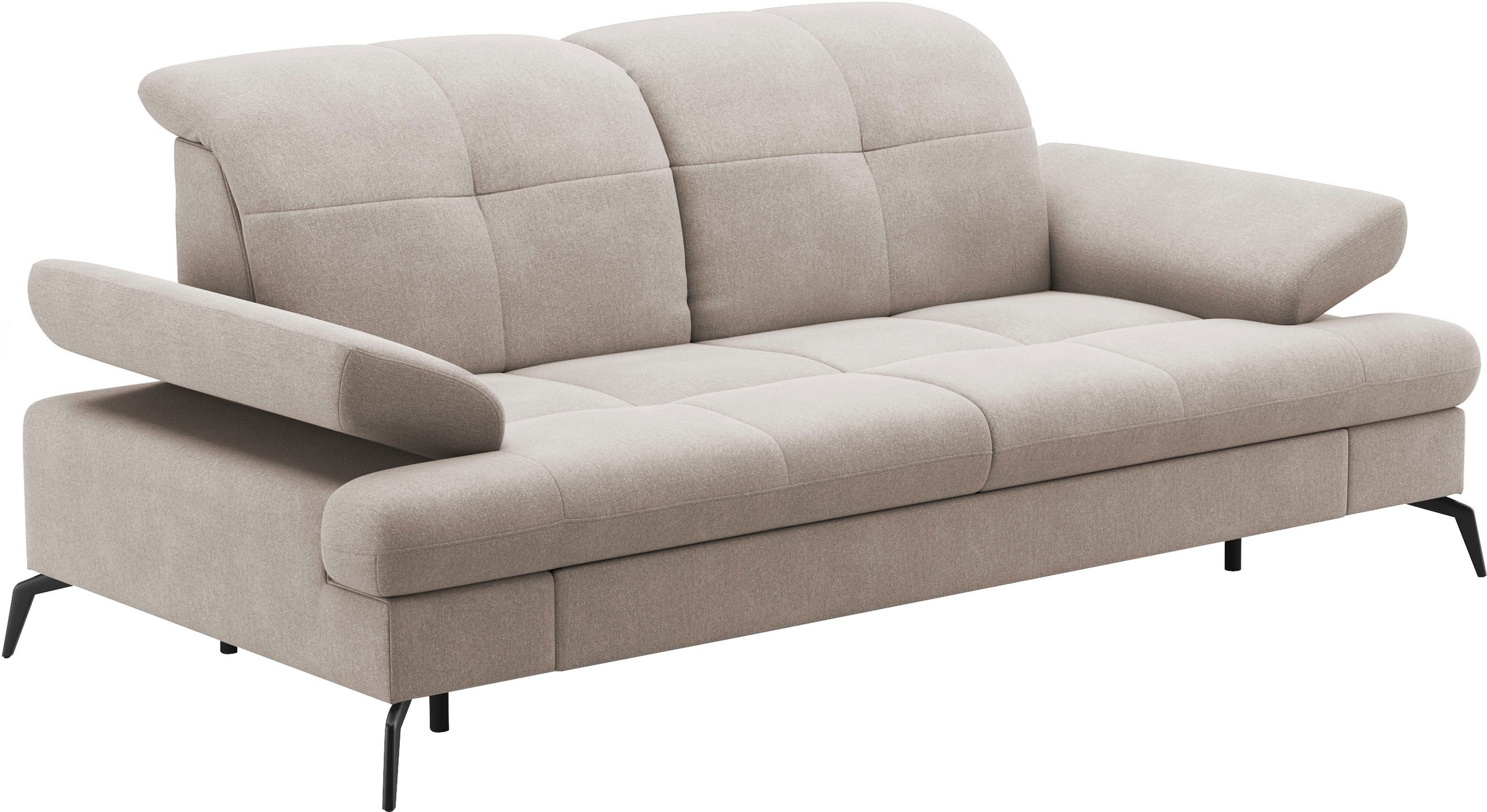 sit&more 2,5-Sitzer »Amica, inkl. Sitztiefenverstellung und Armteilverstellung«, wahlweise mit Kopfteilverstellung und Bettfunktion