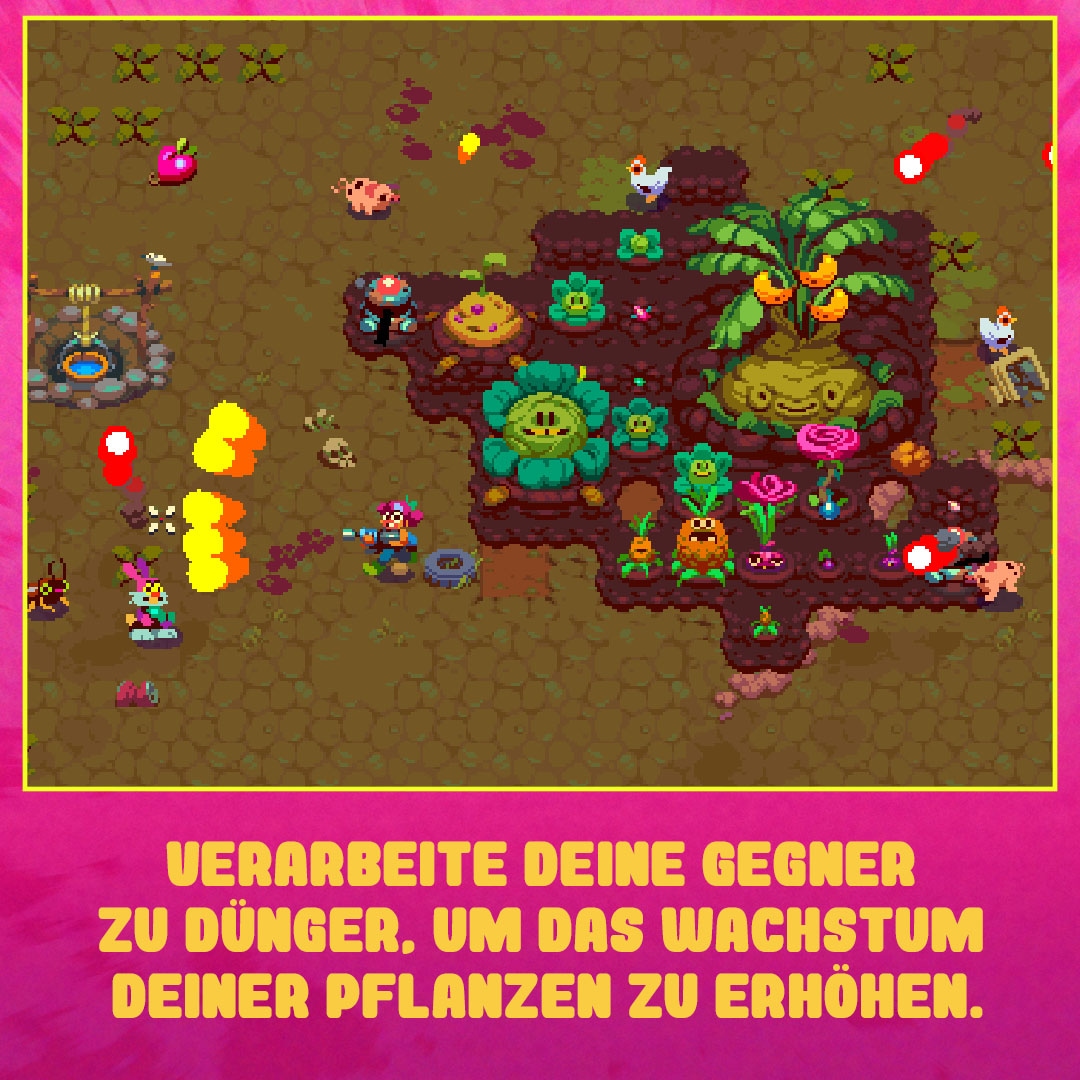 Headup GmbH Spielesoftware »Atomicrops - [Nintendo Switch]« Nintendo Switch