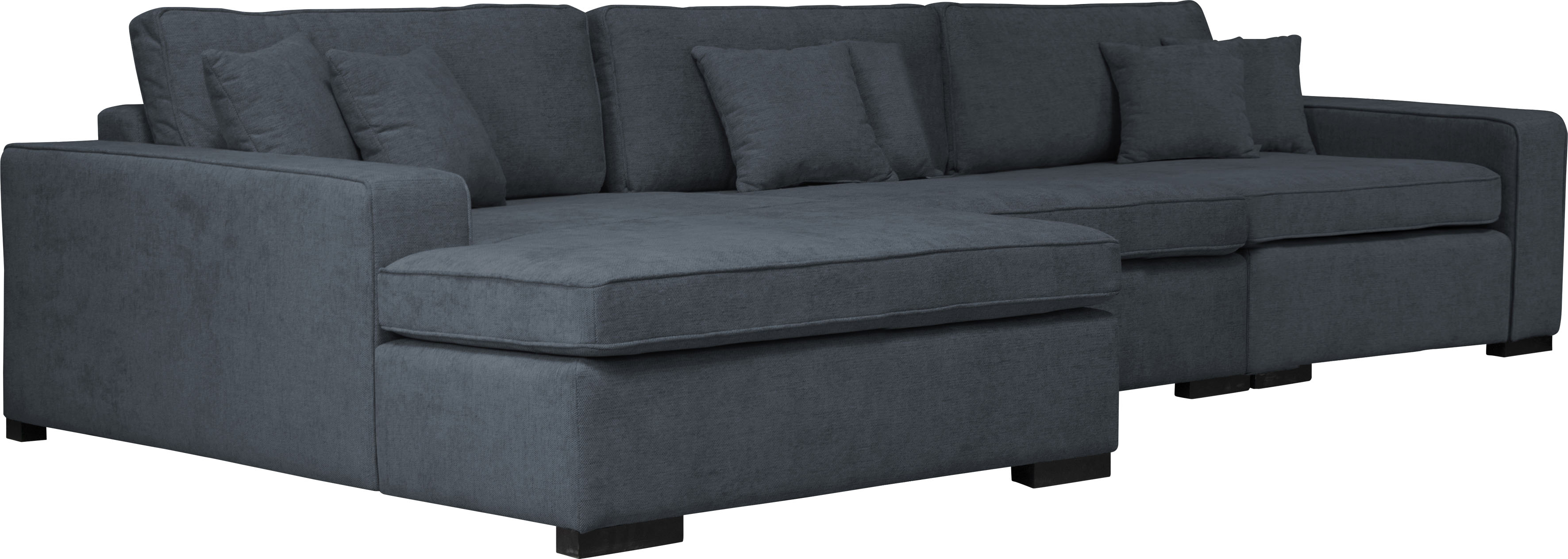 Thumbnail - Home affaire Ottomane "Skara L-Form", Lounge-Sofa mit Federkernpolsterung, in vielen Bezugsvarianten