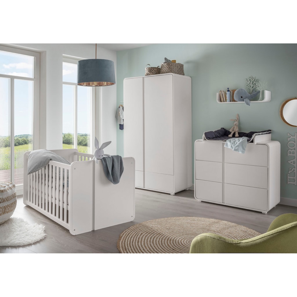 Fantasykids Babyzimmer-Komplettset »Maxi«, (Set, 5 St., Babyzimmer-Komplettset 5-teilig mit Babybett, Kleiderschrank etc.)