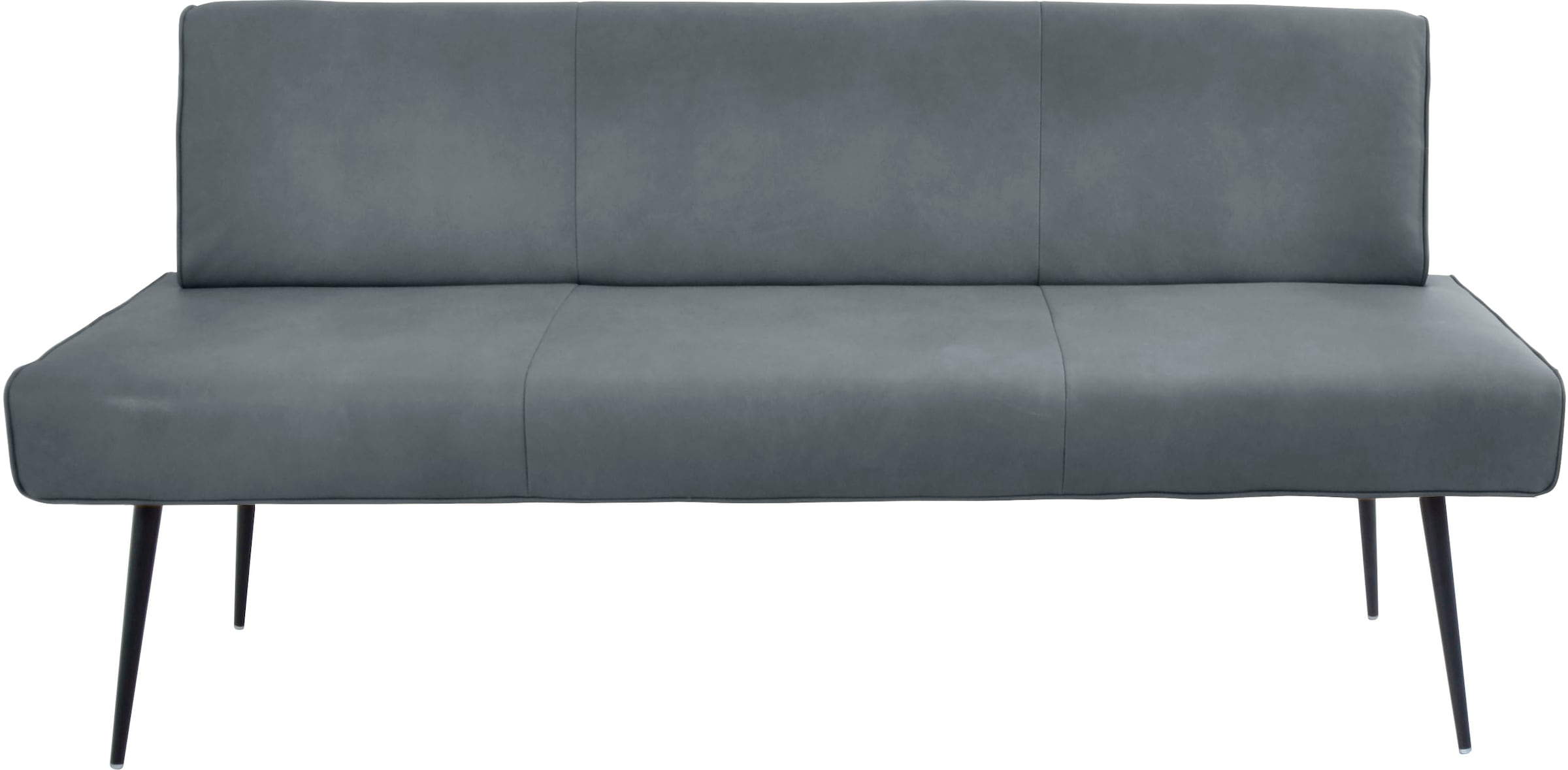 K+W Komfort & Wohnen "Giacomo I Polsterbank" Metallfüsse in schwarz, wahlweise in der Breite 200cm oder 177cm