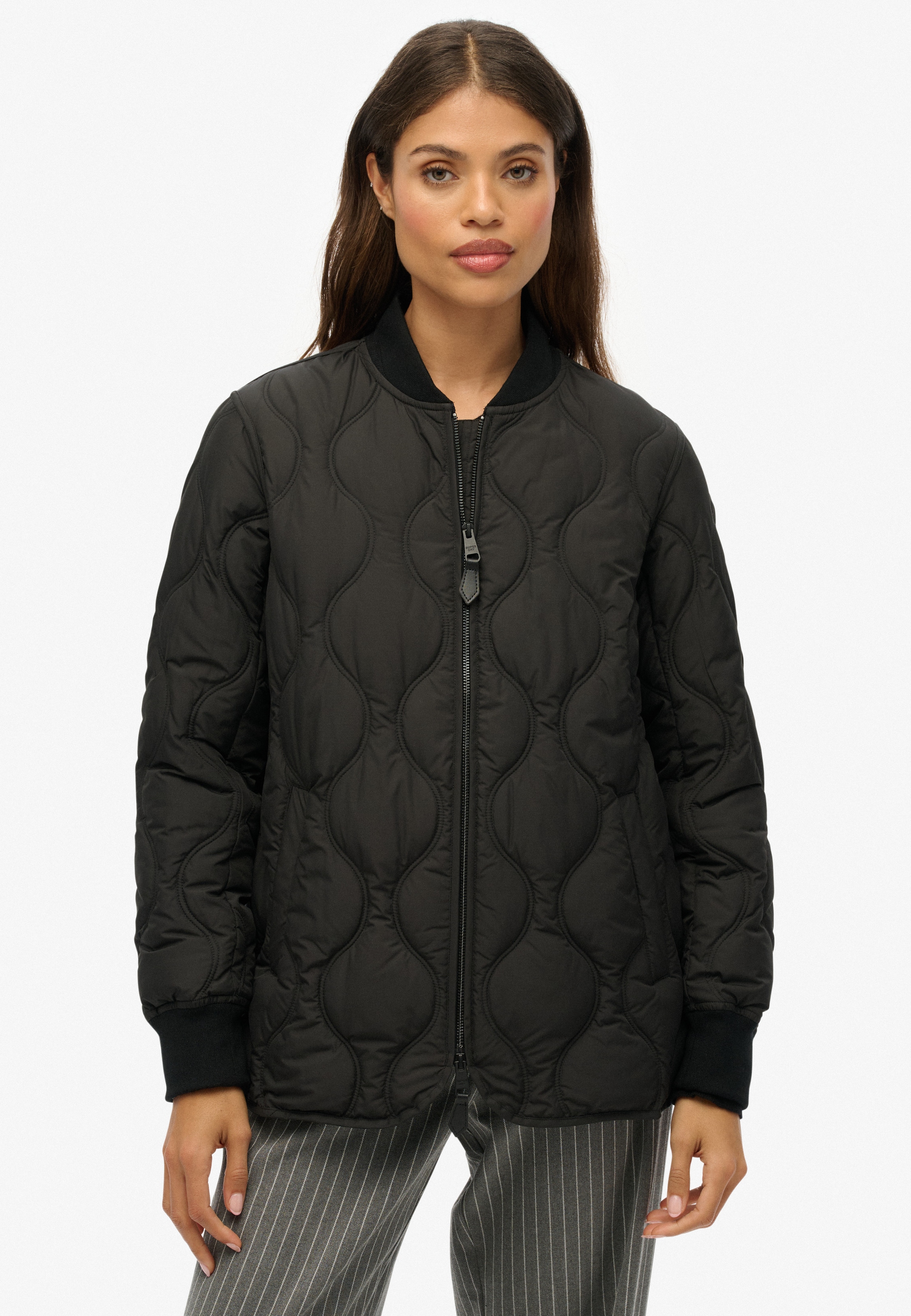 Superdry Steppjacke "SHORT QUILTED LINER JACKET", ohne Kapuze günstig online kaufen