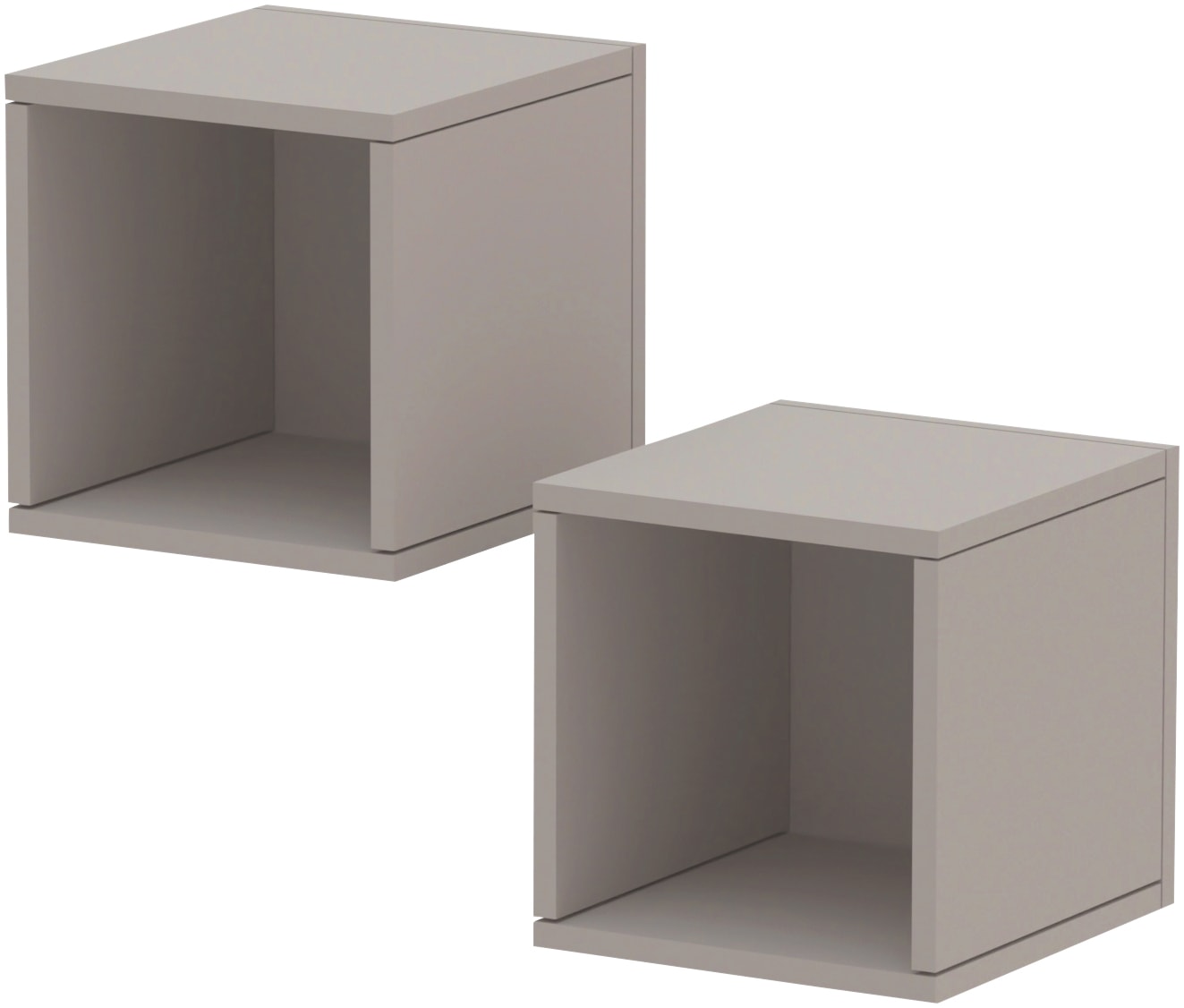 INOSIGN Wandregal "Wandregal Infinity" Set, 2 kleine Würfelregale, 2 Stk. t günstig online kaufen