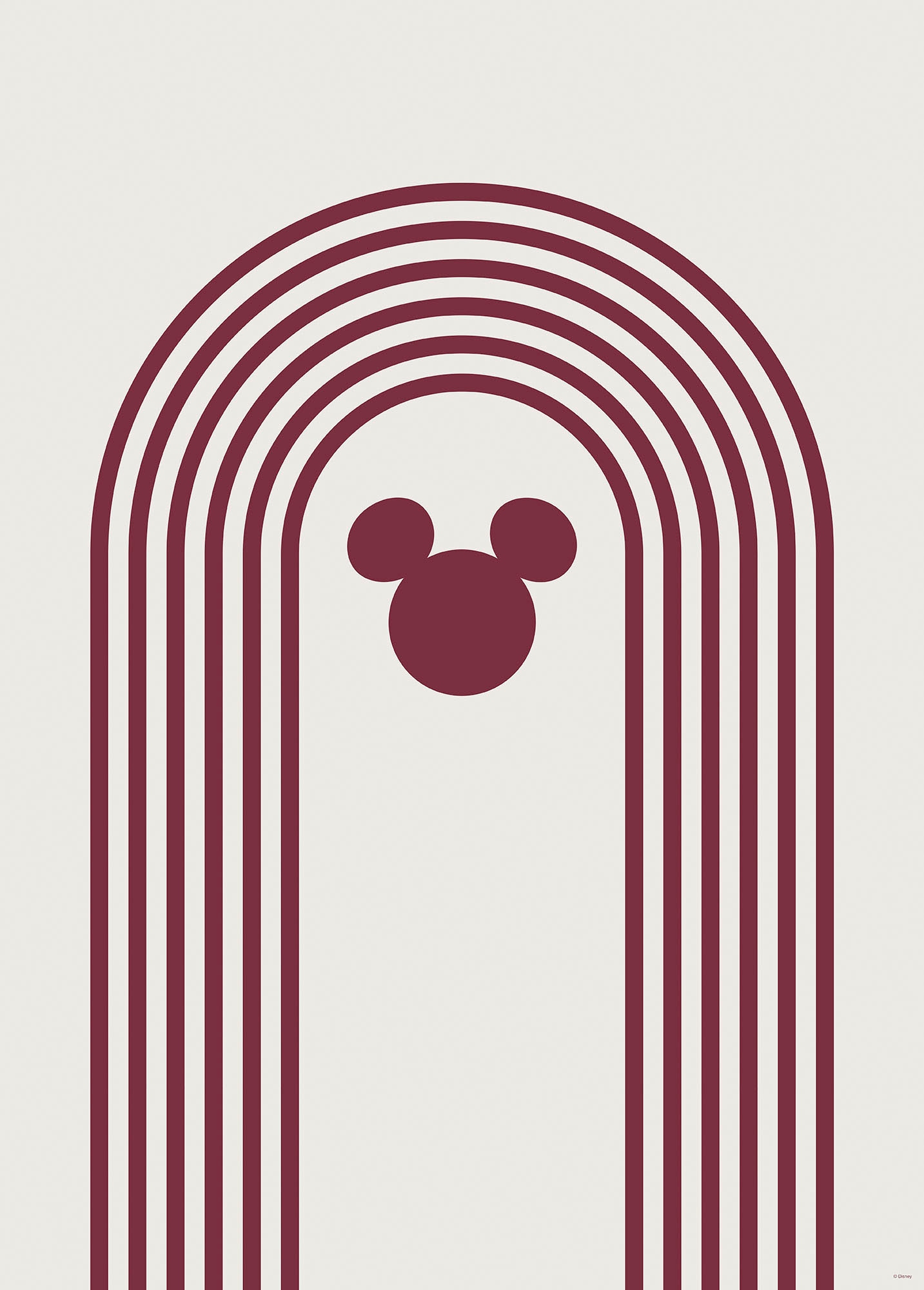 Komar Bild "Minimal Mickey" Disney 1 Stk. tlg. Wandbild zur Dekoration im K günstig online kaufen