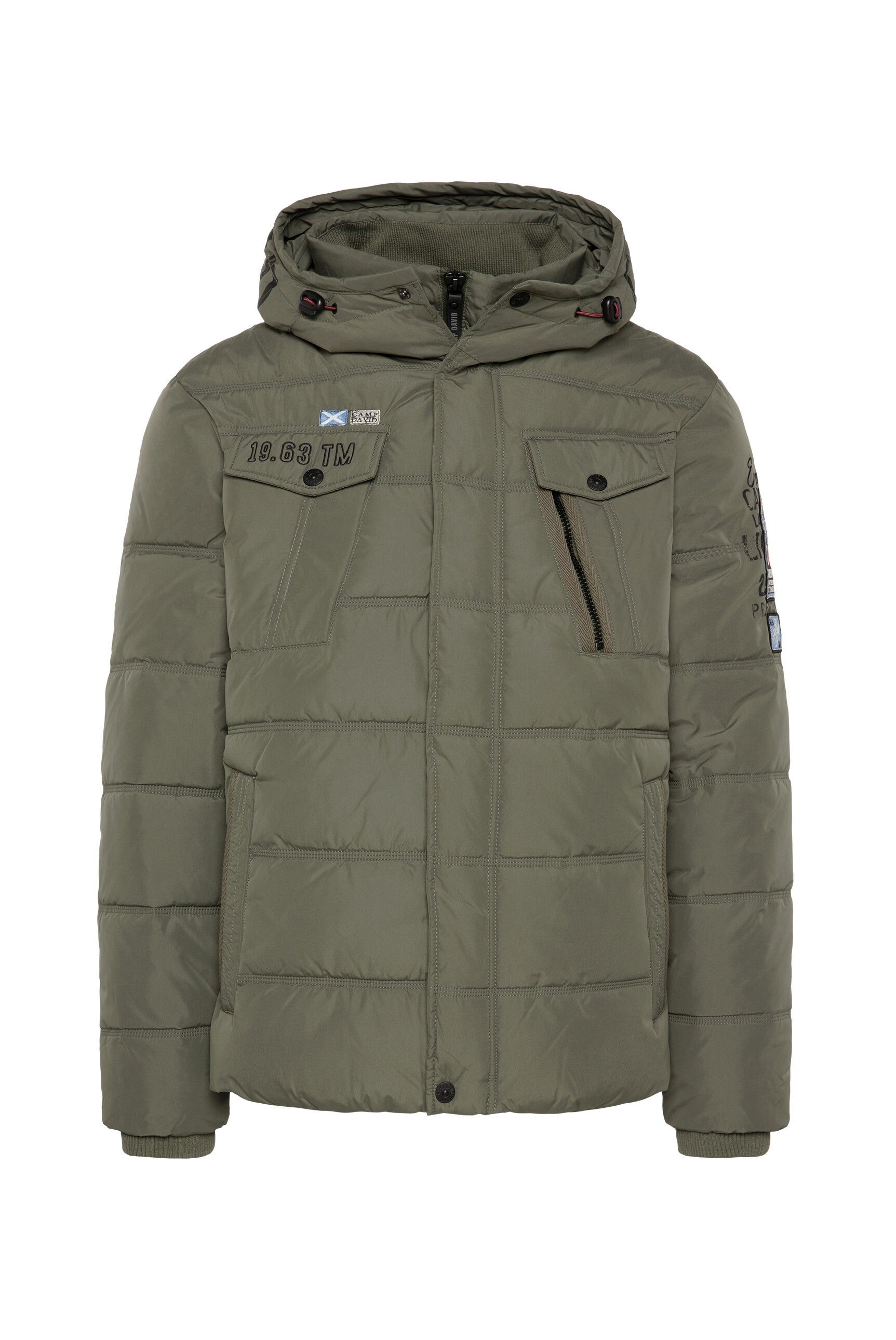 CAMP DAVID Winterjacke, mit Kapuze, mit wasserabweisender Funktion