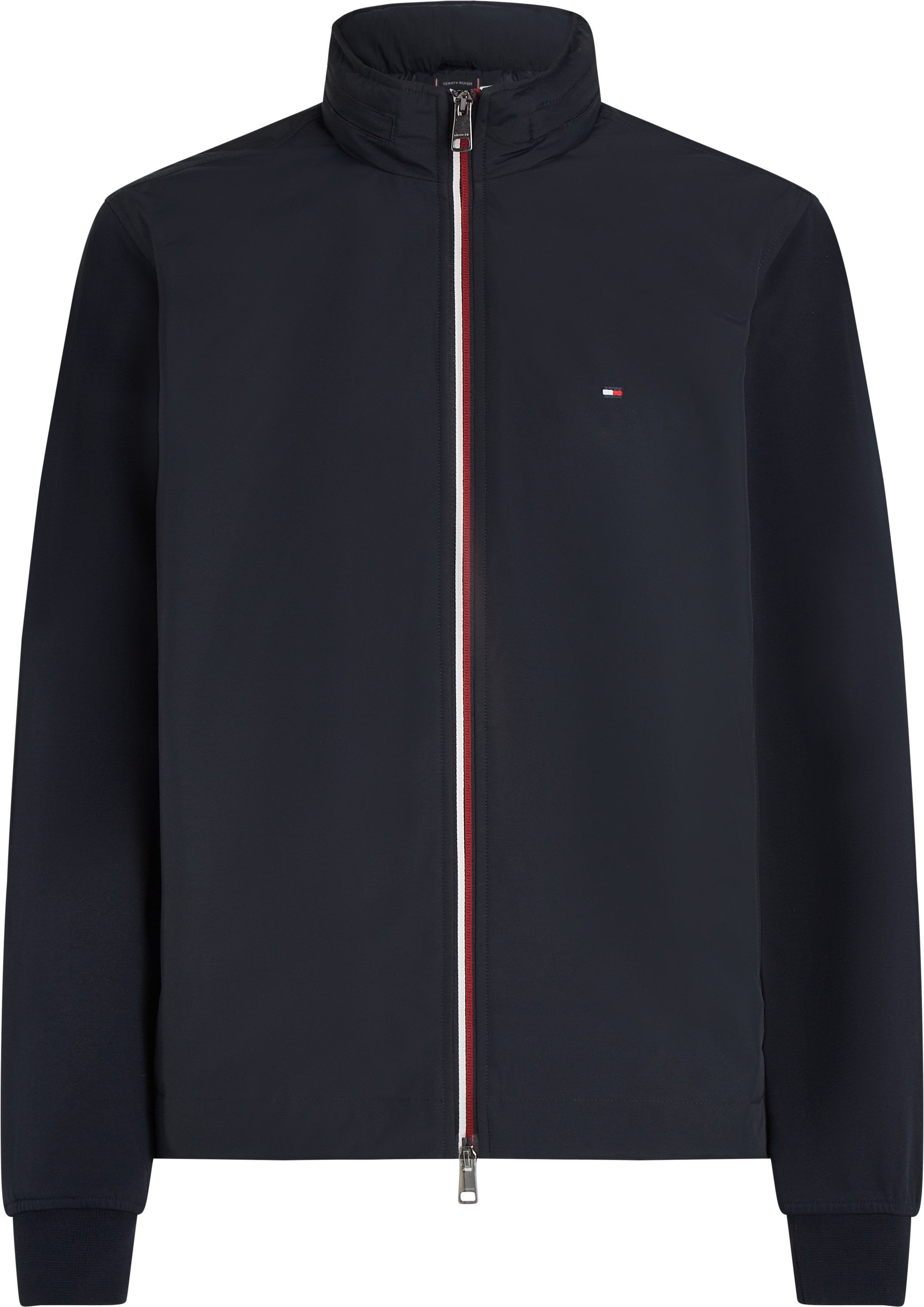 Tommy Hilfiger Blouson »MIX MEDIA HARRINGTON«, Kontrast-Struktur an Ärmeln