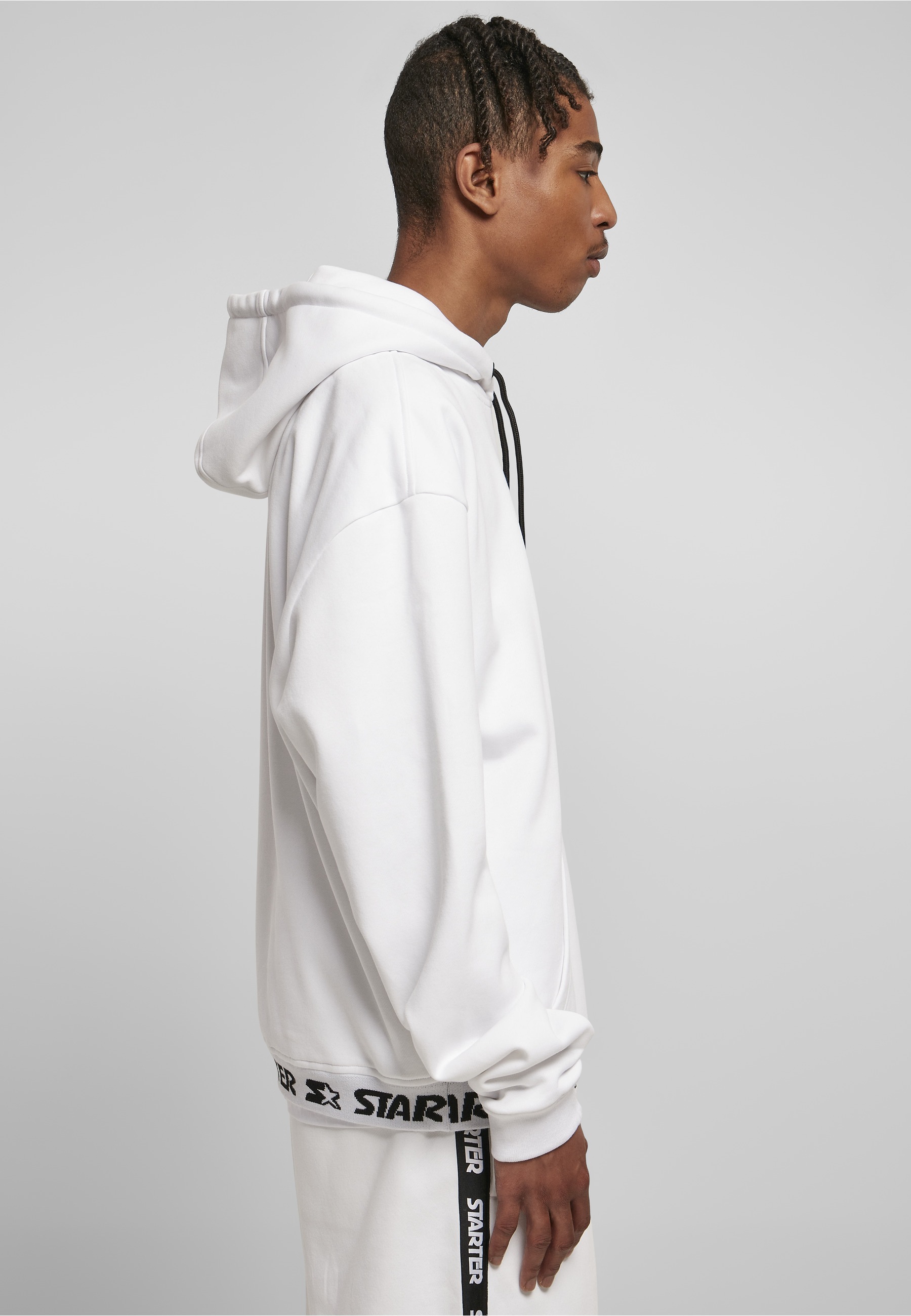 Starter Black Label Rundhalspullover »Starter Black Label Herren Starter Jaquard Rib Hoody« 1