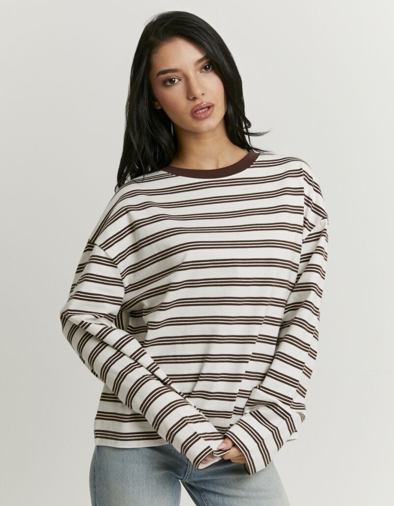 Tally Weijl Langarmshirt "STSCOBERLA" Baumwolle günstig online kaufen