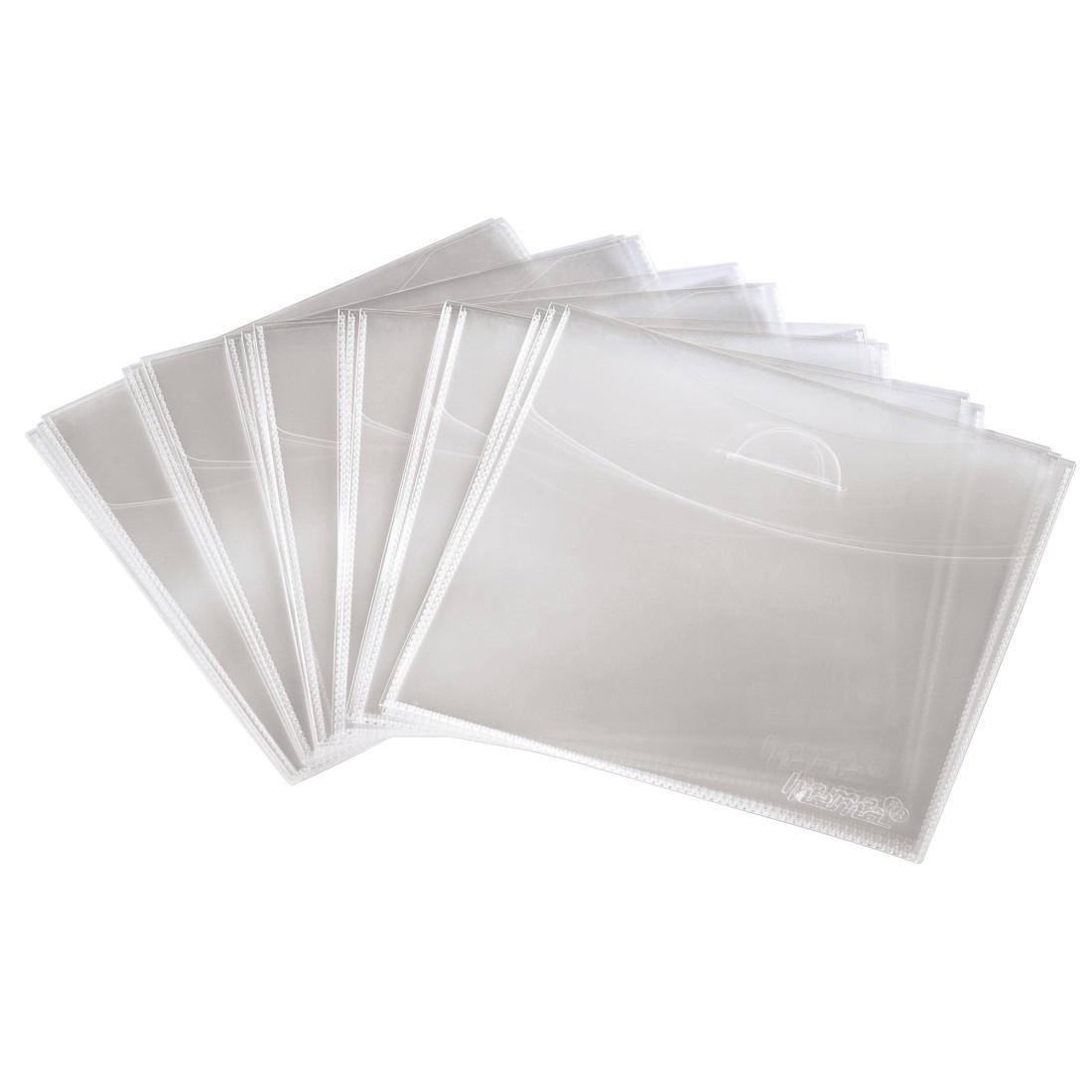Hama CD-Hülle »CD-/DVD-Schutzhüllen 100, Transparent, CD DVD Hülle«