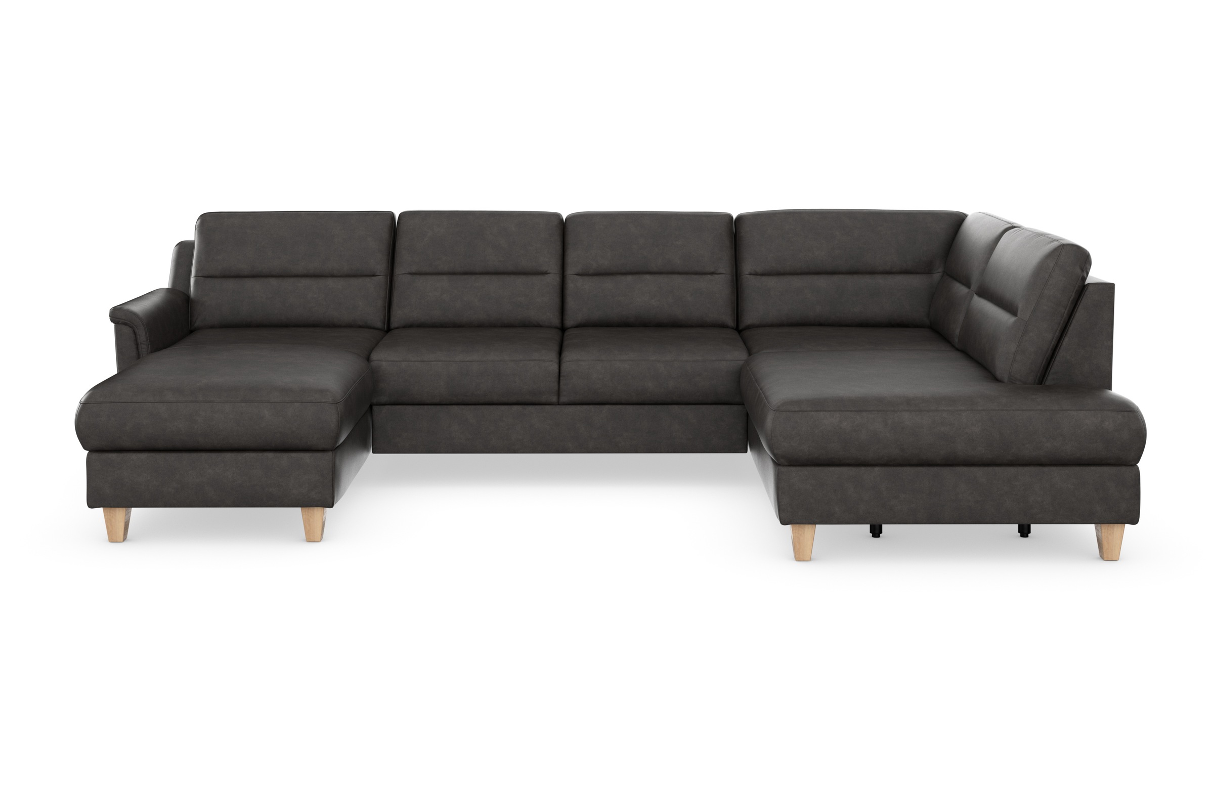 sit&more Wohnlandschaft »Farö U-Form«, inklusive Federkern, wahlweise mit Bettfunktion und Bettkasten