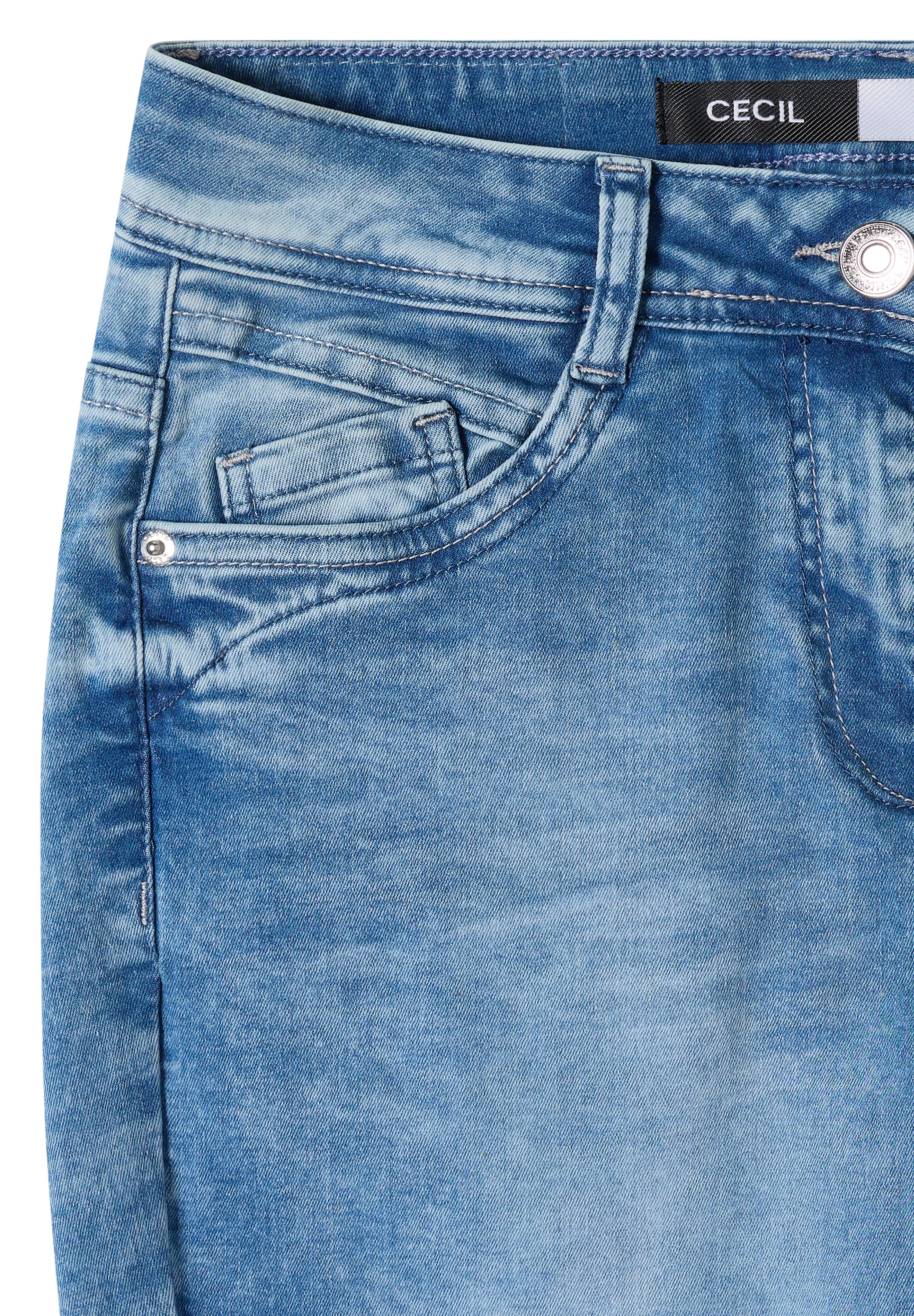 Cecil Comfort-fit-Jeans Middle Waist