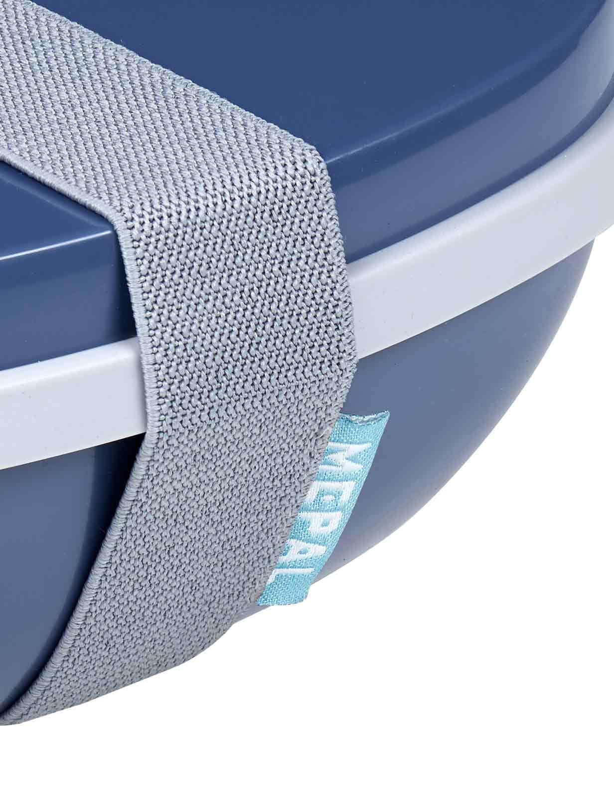 Mepal Lunchbox »Lunchbox Duo mit Besteck Ellipse 22,5 x 17,5 cm«, (2 tlg.)