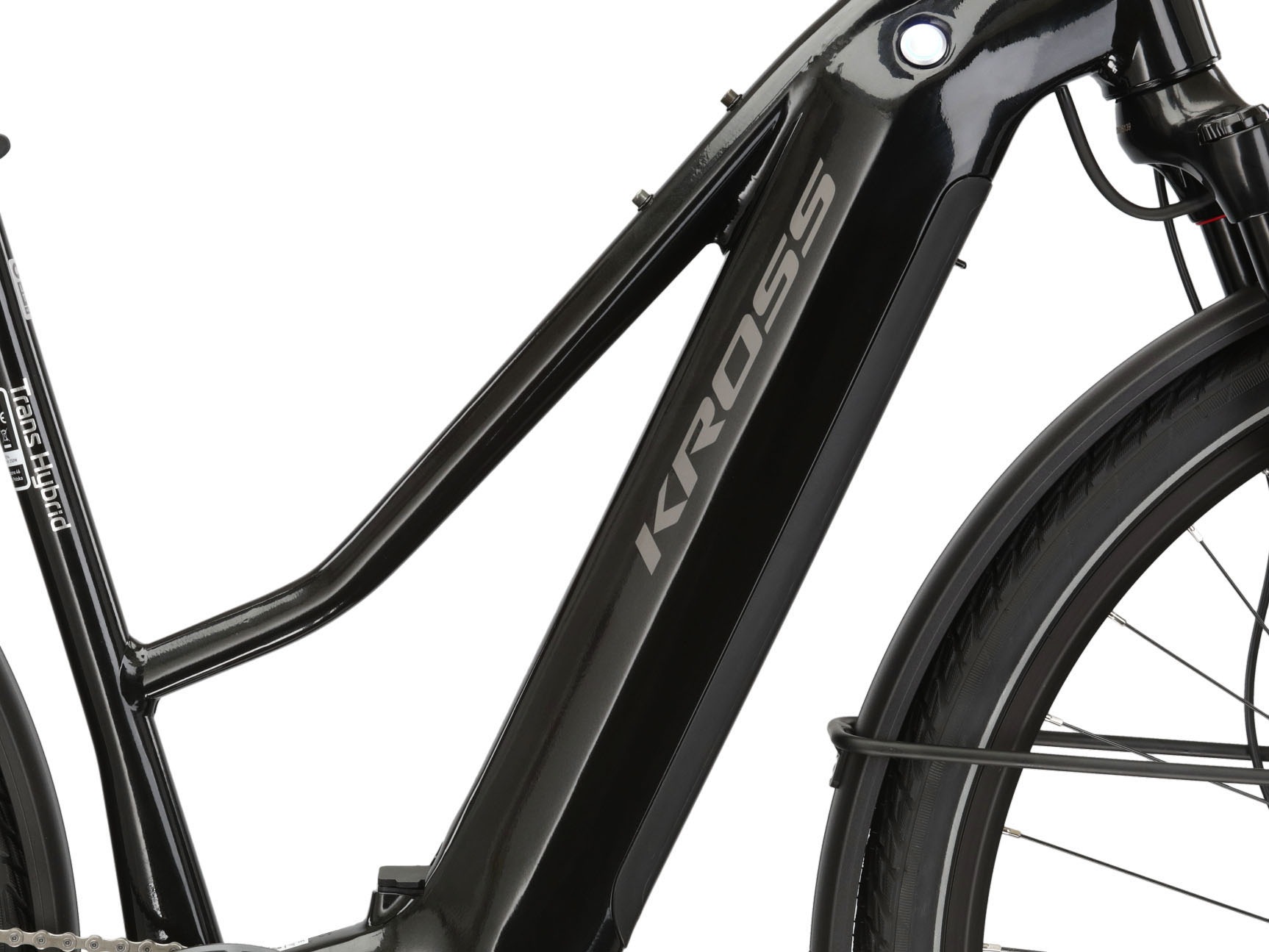 Kross E-Bike »E-Trekkingrad Trans Hybrid 6.0 28 Zoll schwarz«, 10 Gang, Shimano, DEORE XT T8000, Mittelmotor 250 W