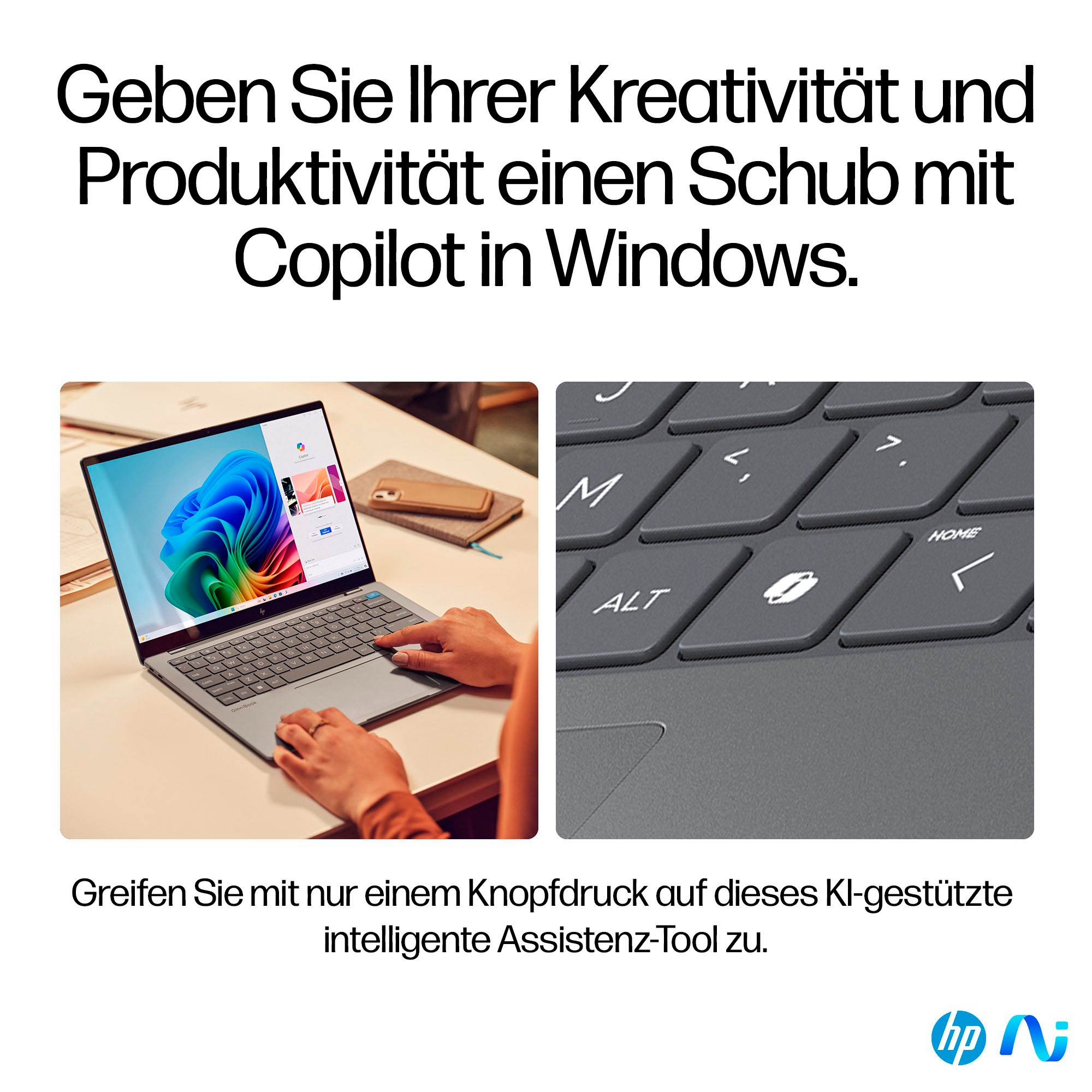 HP Notebook »OmniBook X 14-fe0060ng Silver«, 35,6 cm, / 14 Zoll, Qualcomm, Snapdragon X, Adreno, 1000 GB SSD