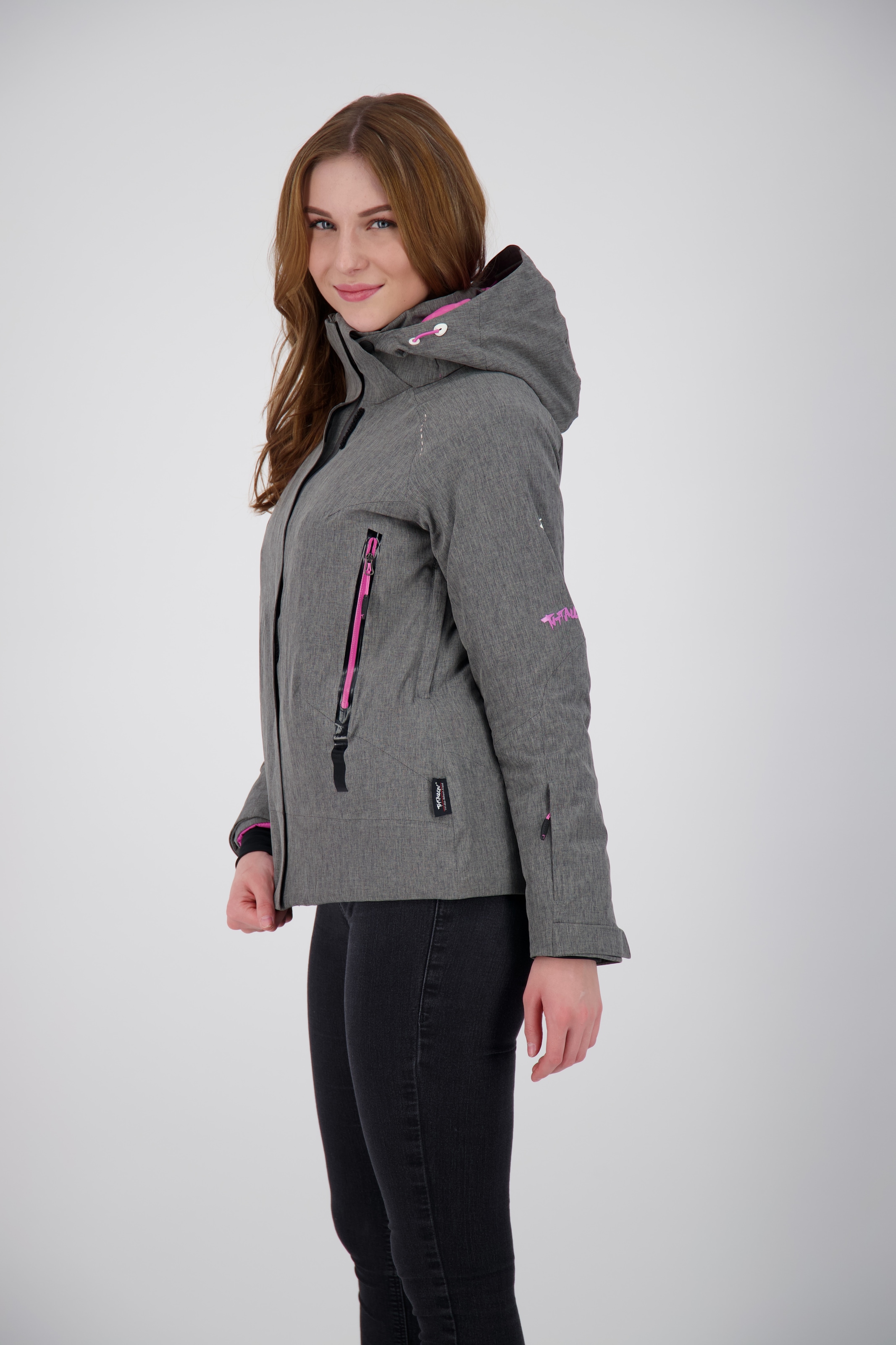 DEPROC Active Winterjacke »CALGARY WINTER Women«, weiche Skijacke in sportlicher Optik