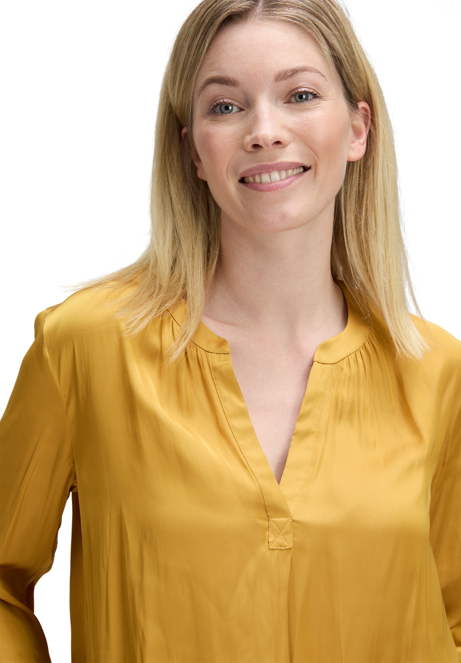 Betty Barclay Satinbluse »Damen Satin-Bluse langarm«
