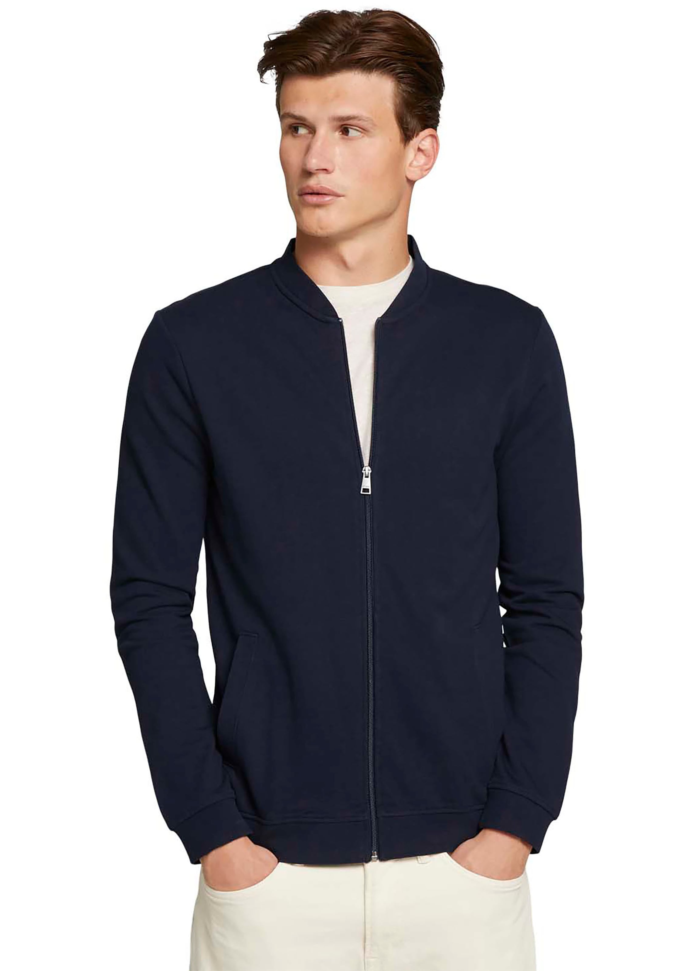 TOM TAILOR Denim Sweatjacke, in Blousonform