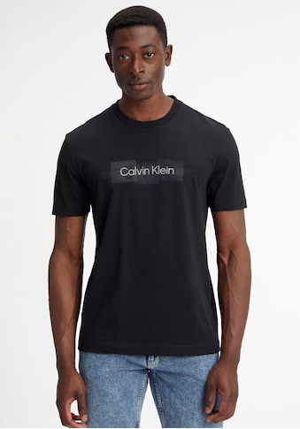 Calvin Klein Marškinėliai »BOX STRIPED LOGO T-SHIRT...
